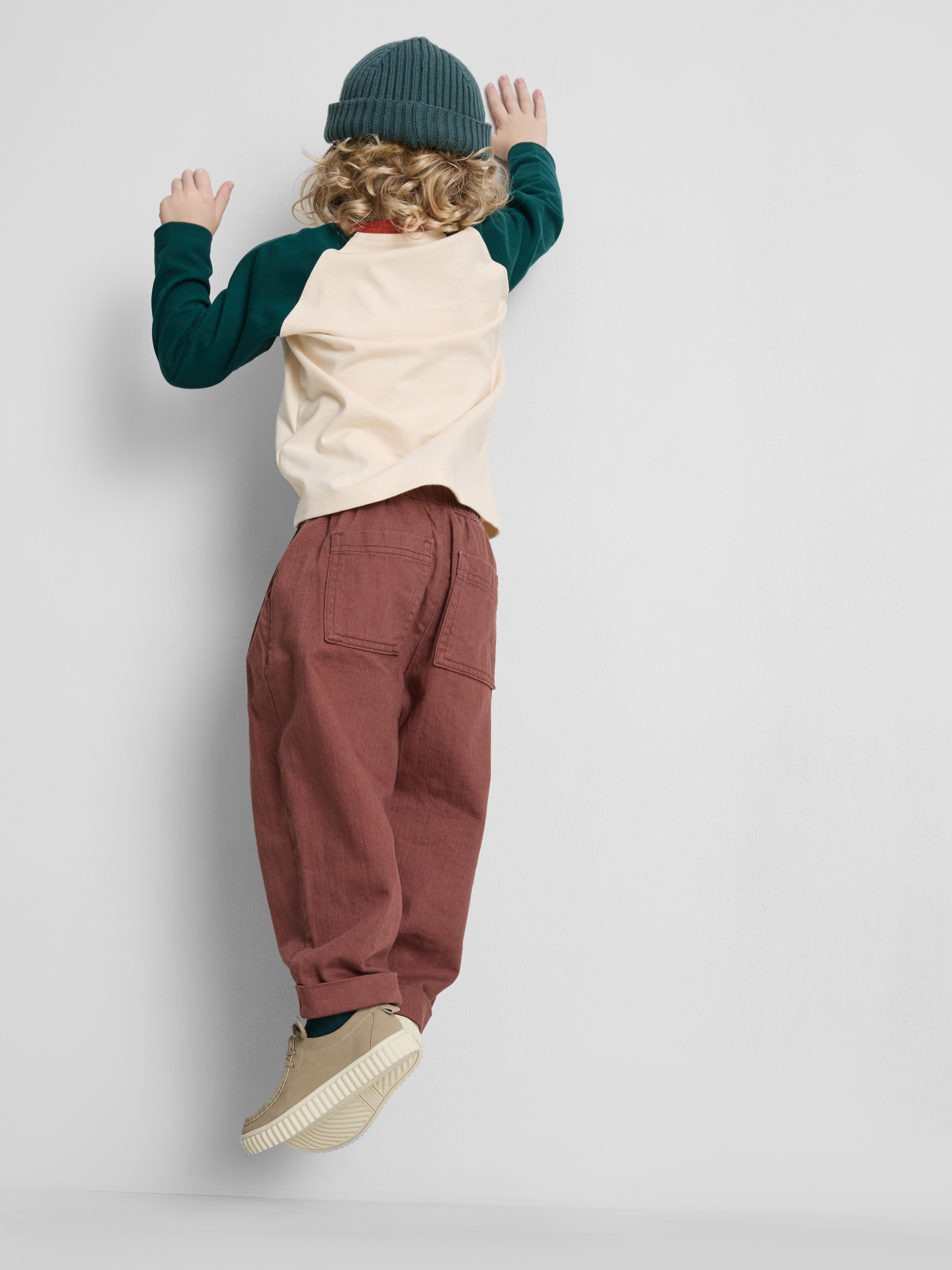 1-9yrs | Pure Cotton Raglan Long Sleeve T-Shirt