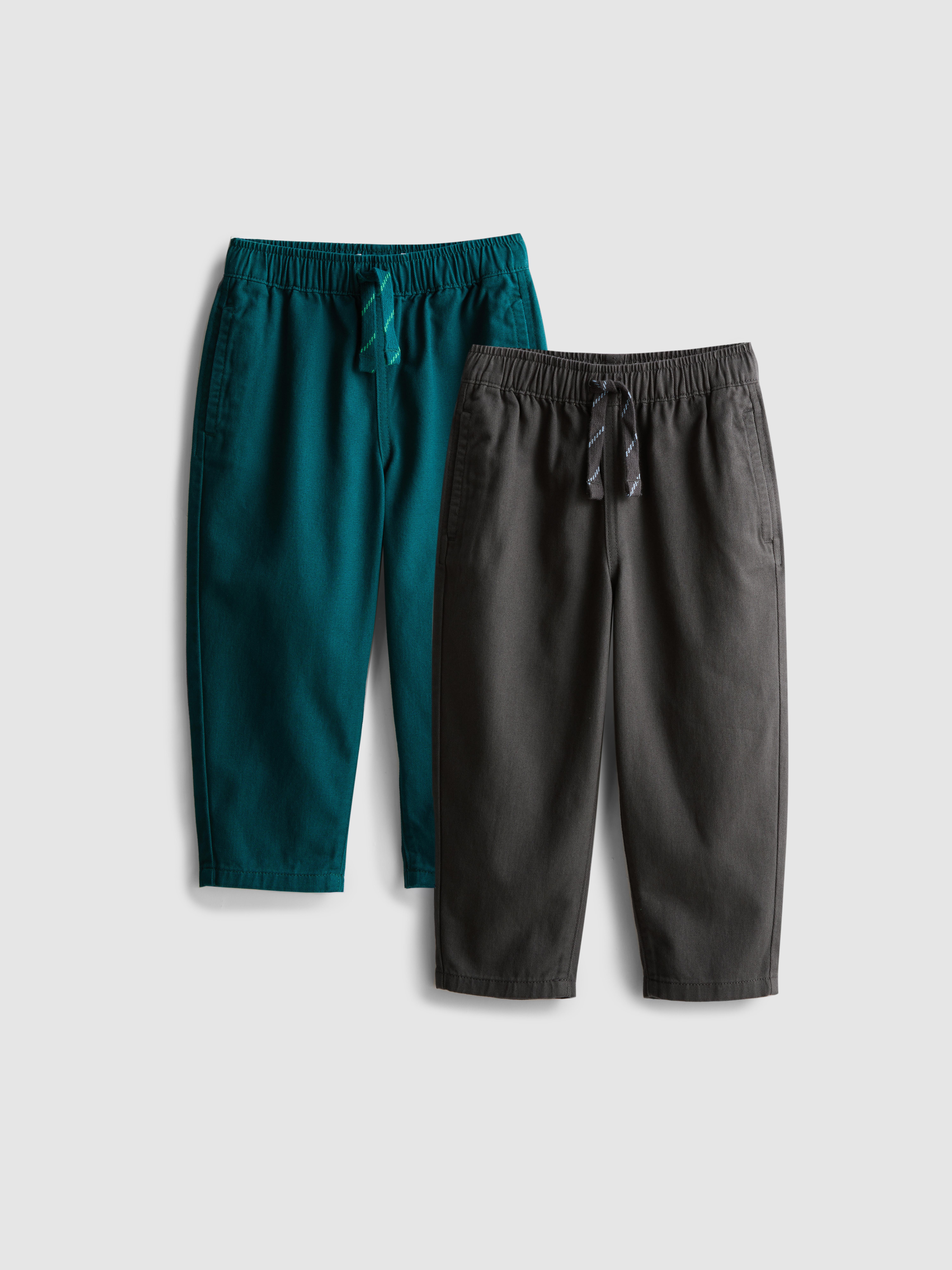 1-9yrs | 2pk Pure Cotton Pants