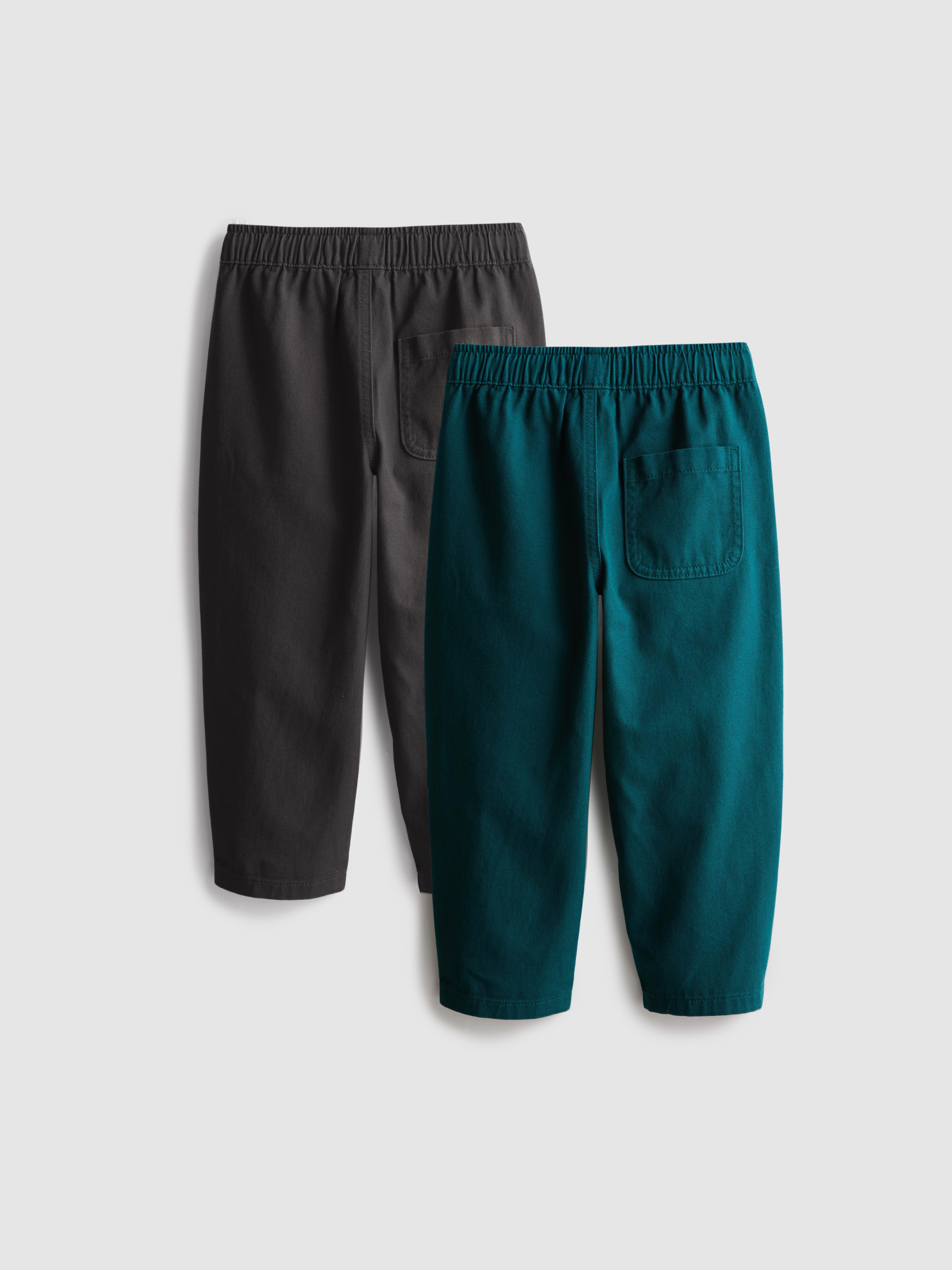 1-9yrs | 2pk Pure Cotton Pants