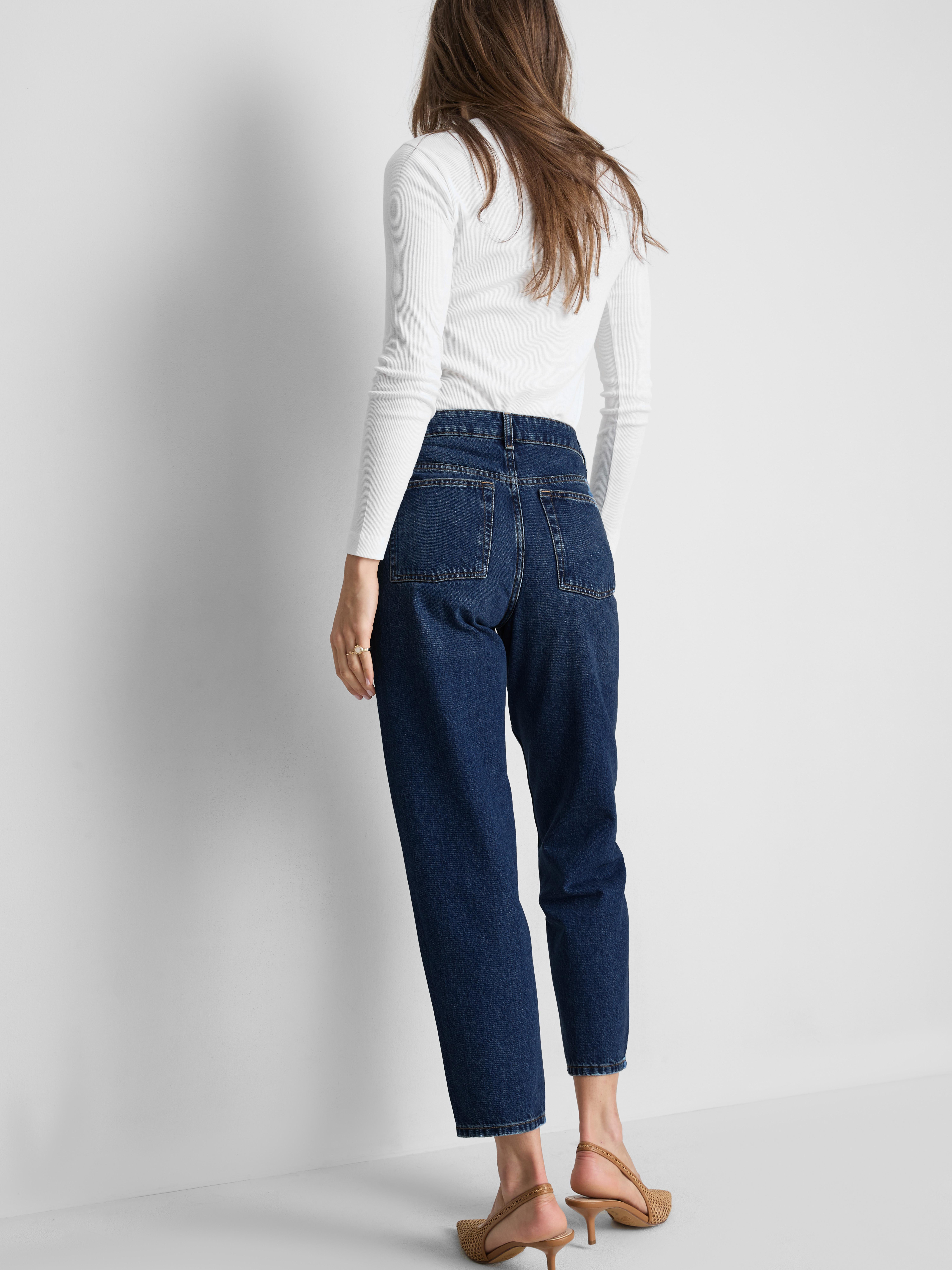 Kurze Jeans aus Baumwoll-Denim