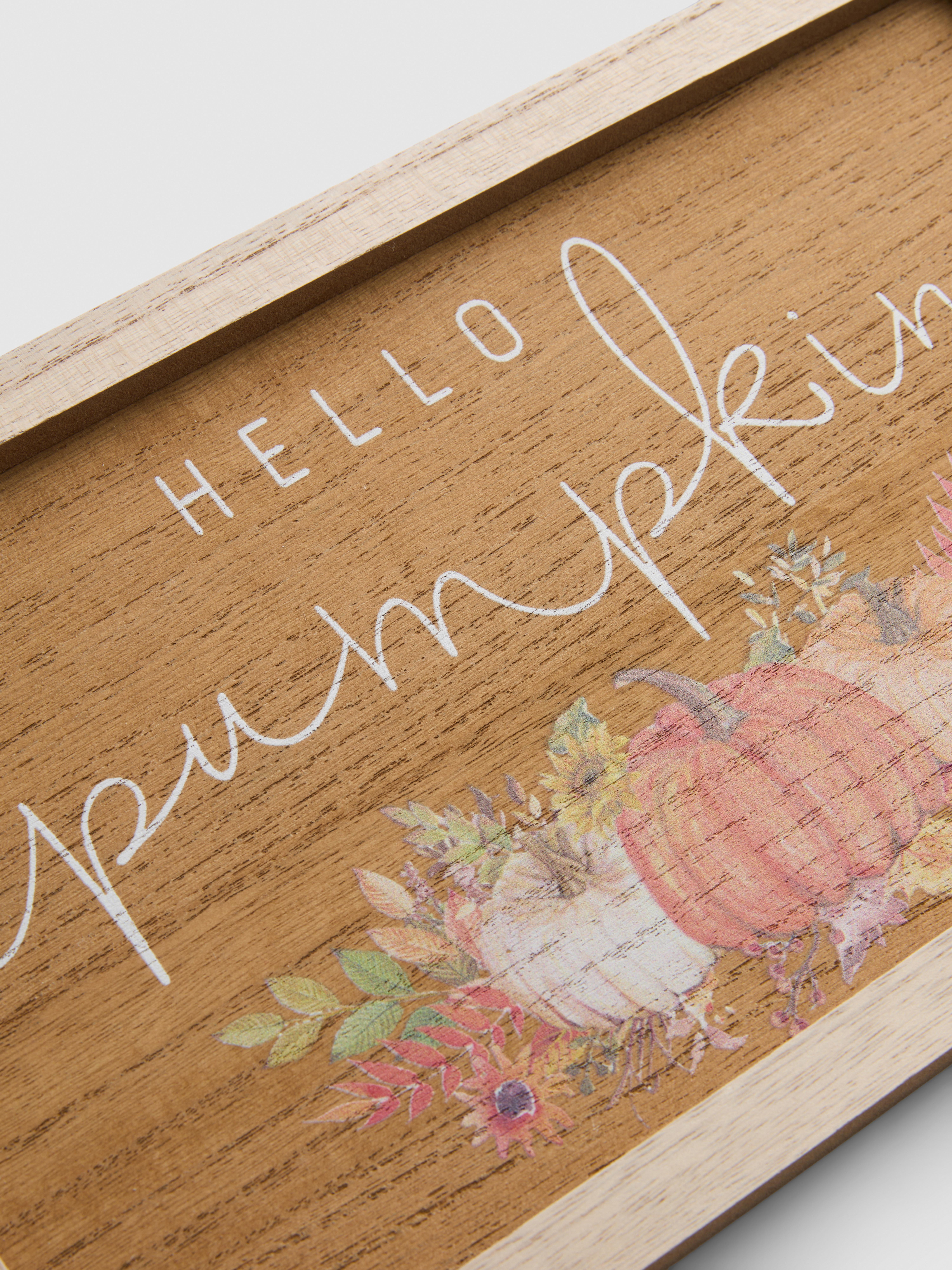 Letreiro suspenso Hello Pumpkin
