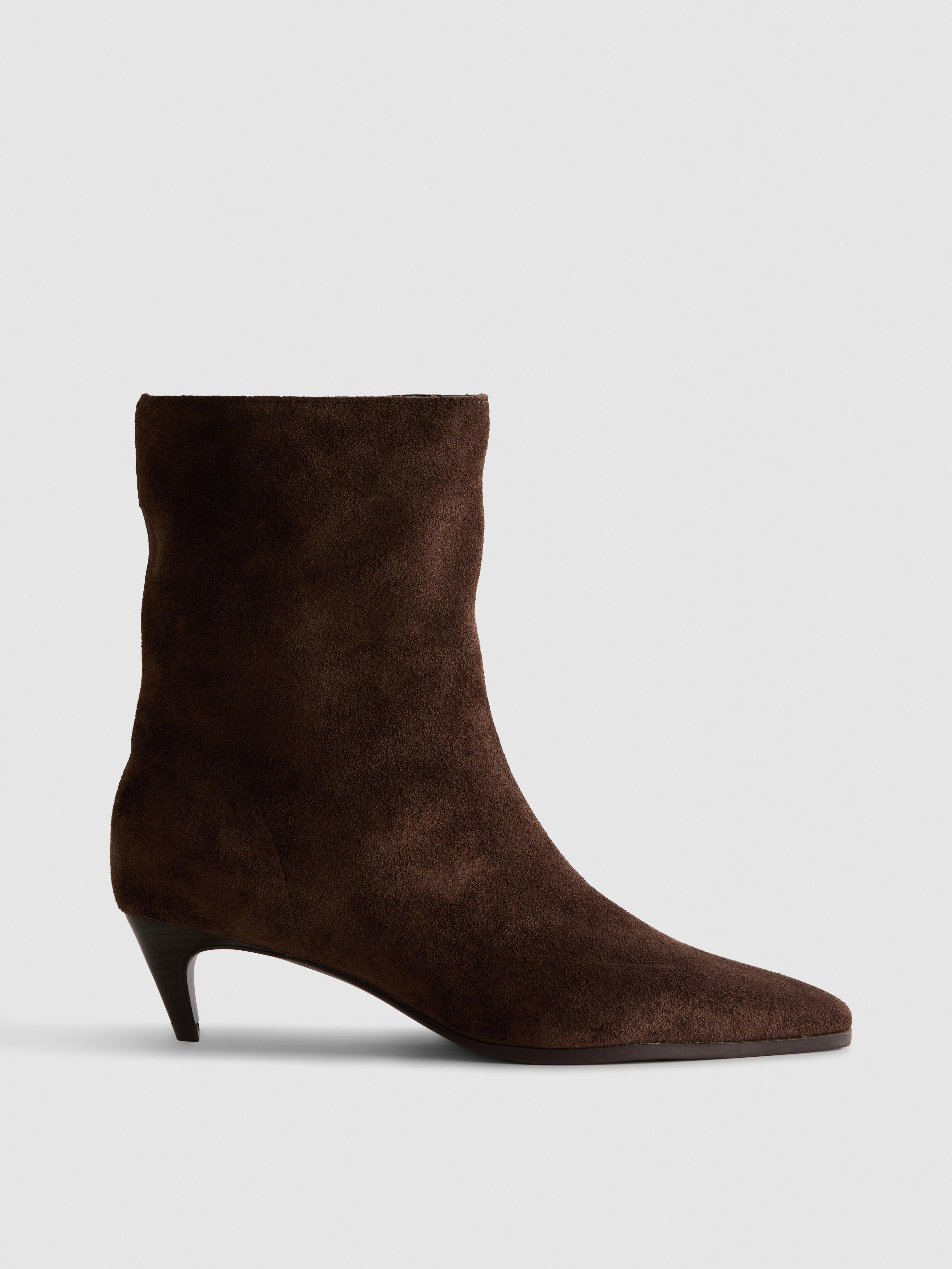 The Edit Suede Ankle Boots