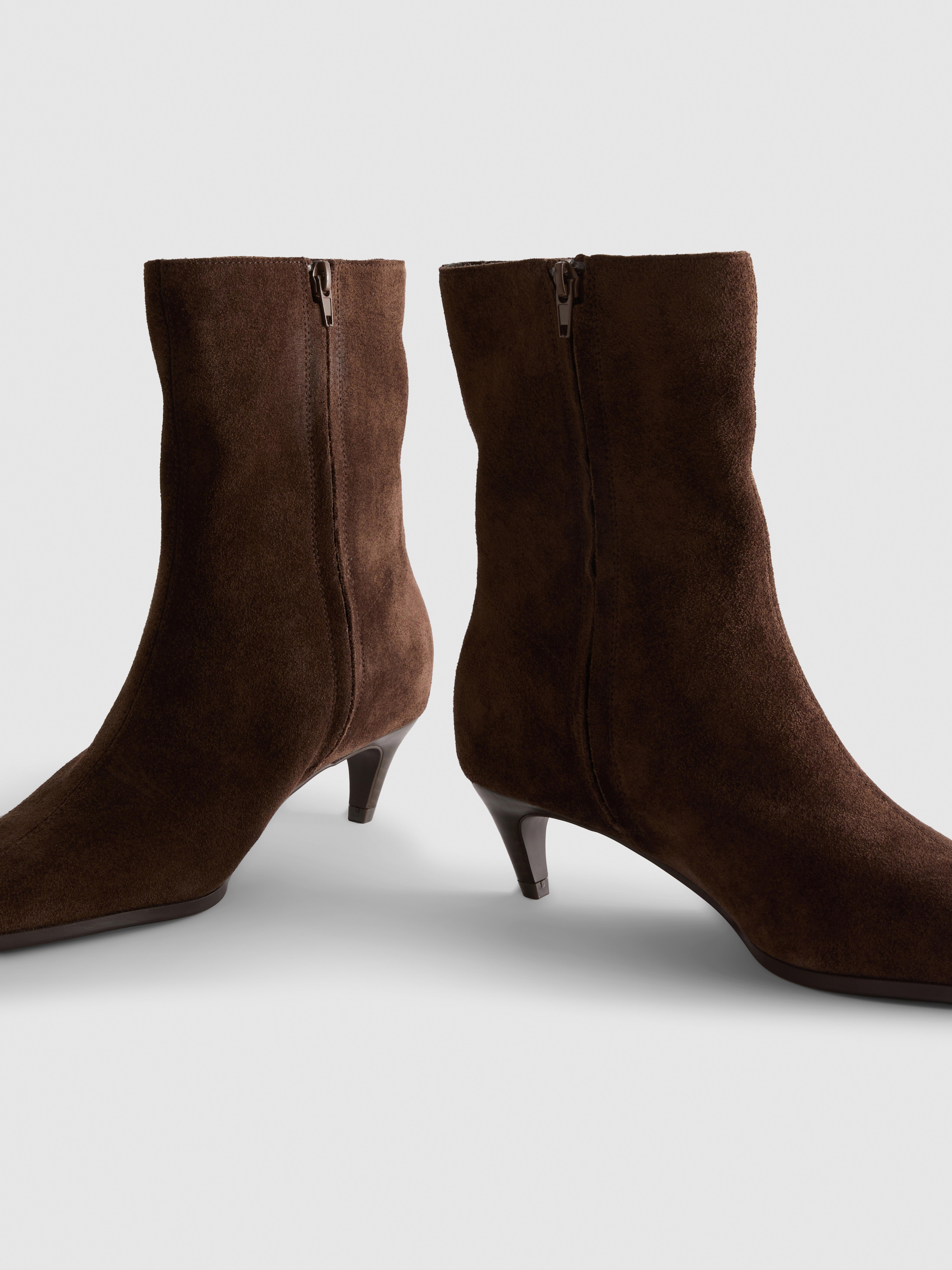 The Edit Suede Ankle Boots