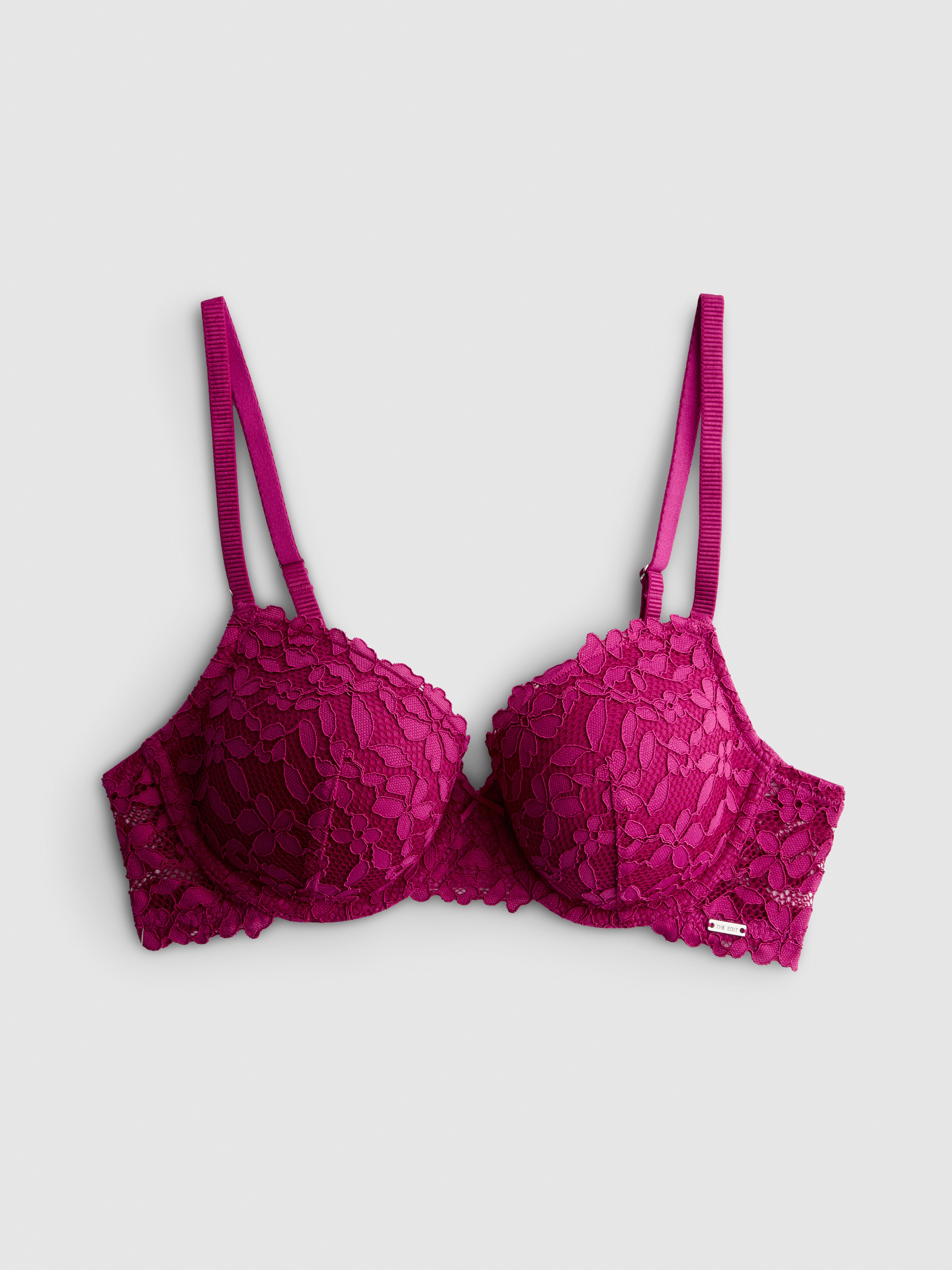 The Edit | Floral Lace T-Shirt Bra
