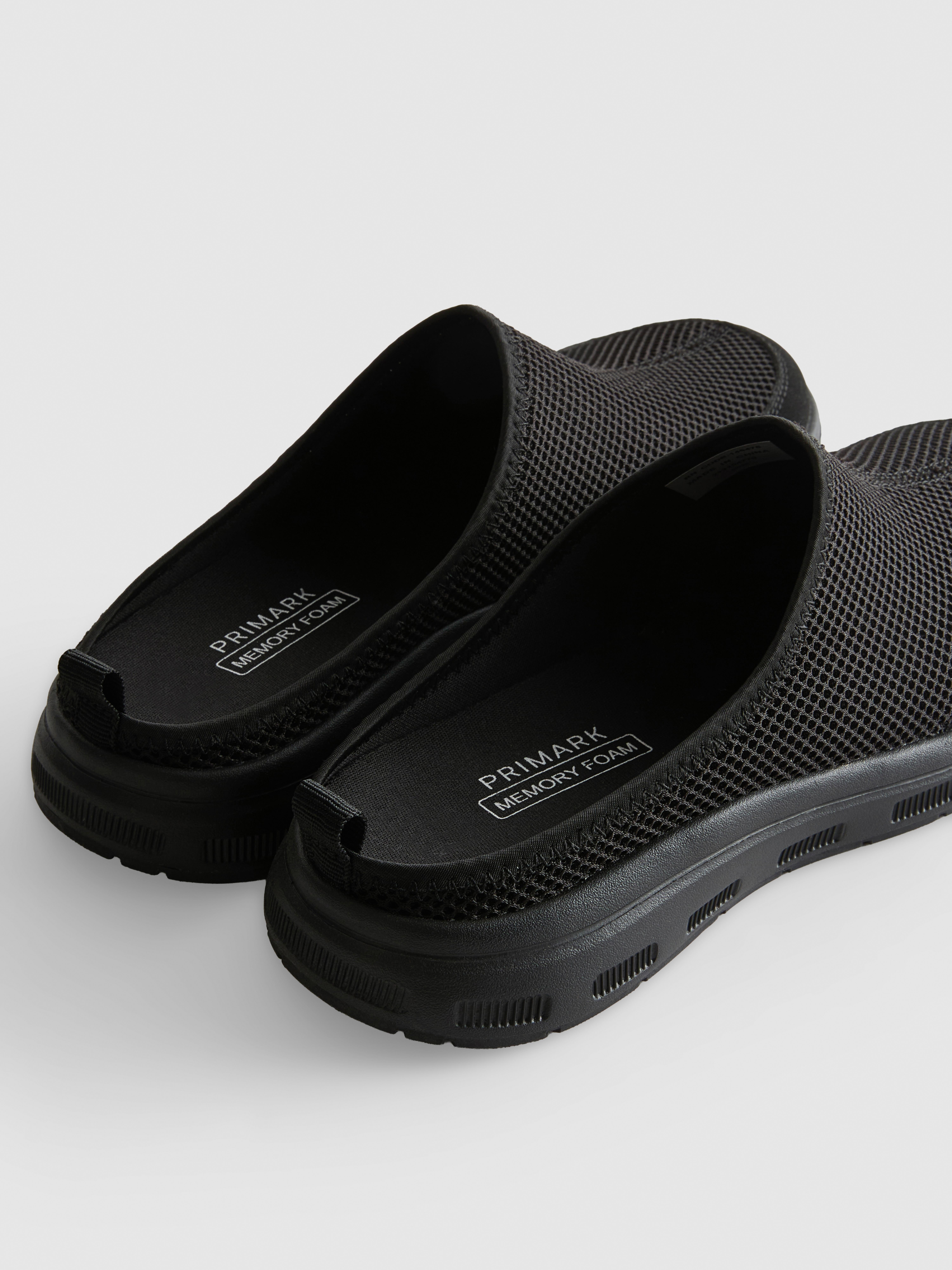 Perforated Slip-On Mules