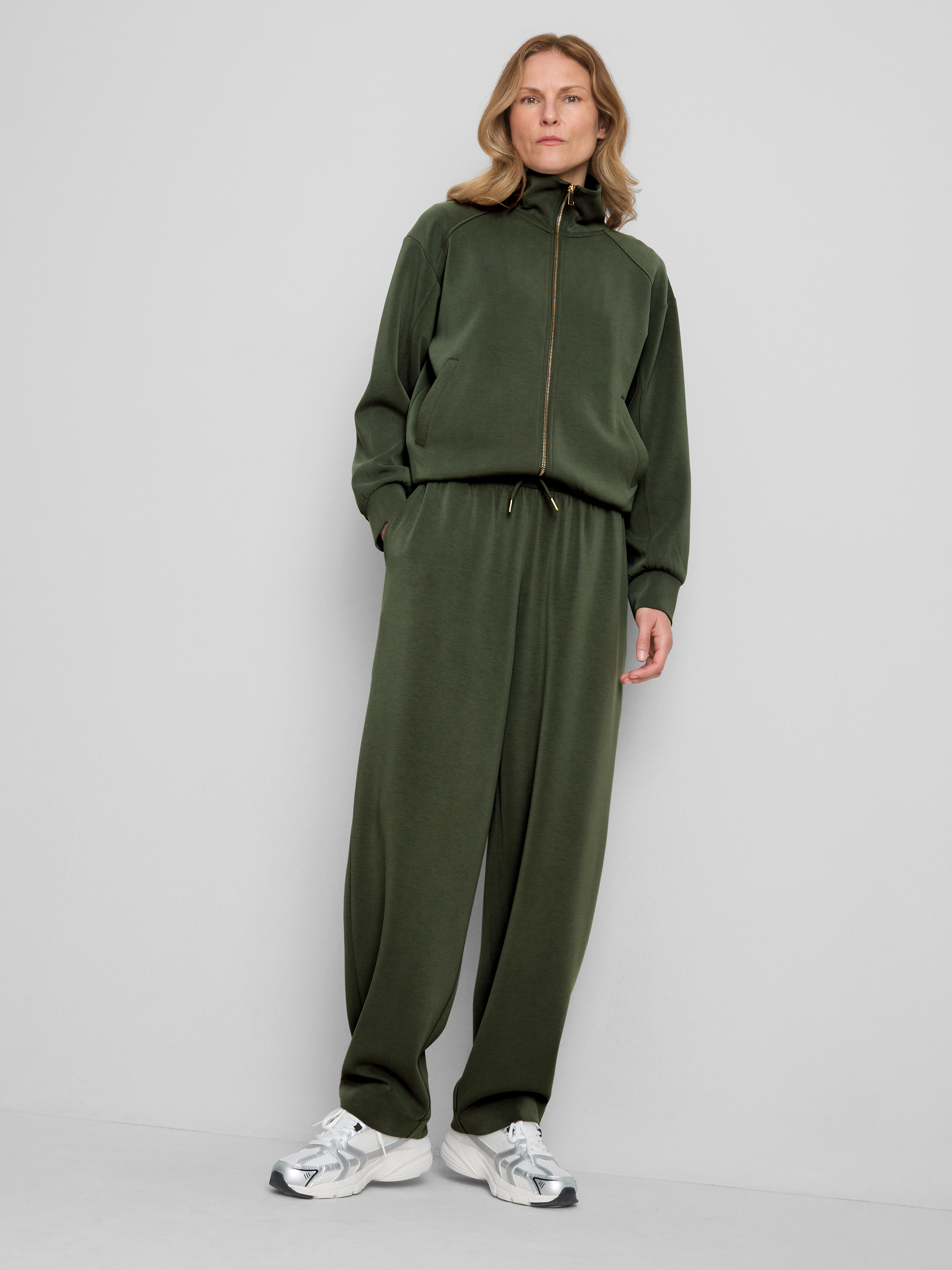 Modal Blend Tapered Joggers Khaki