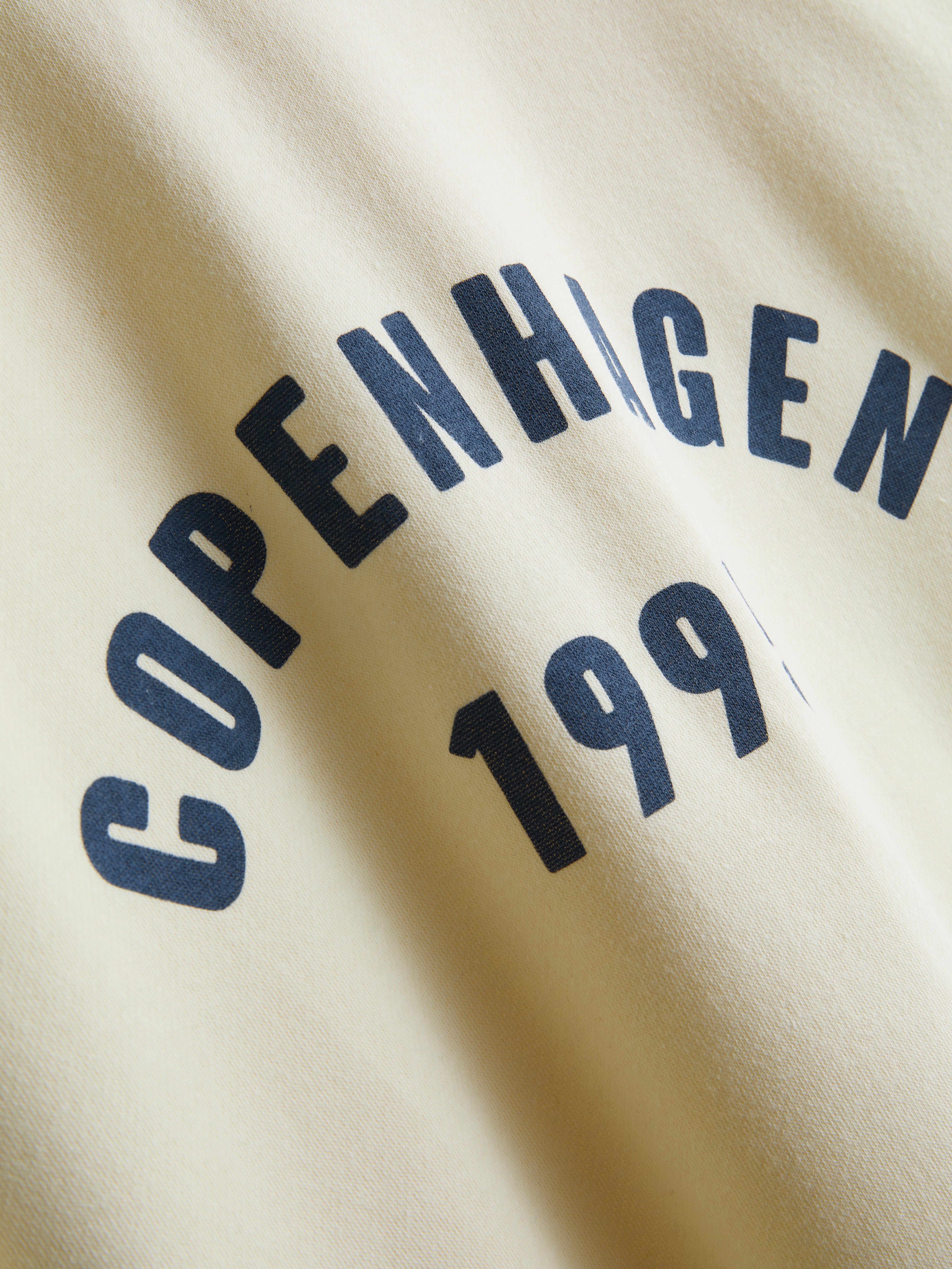 Cotton Blend Relaxed Graphic Sweatshirt
