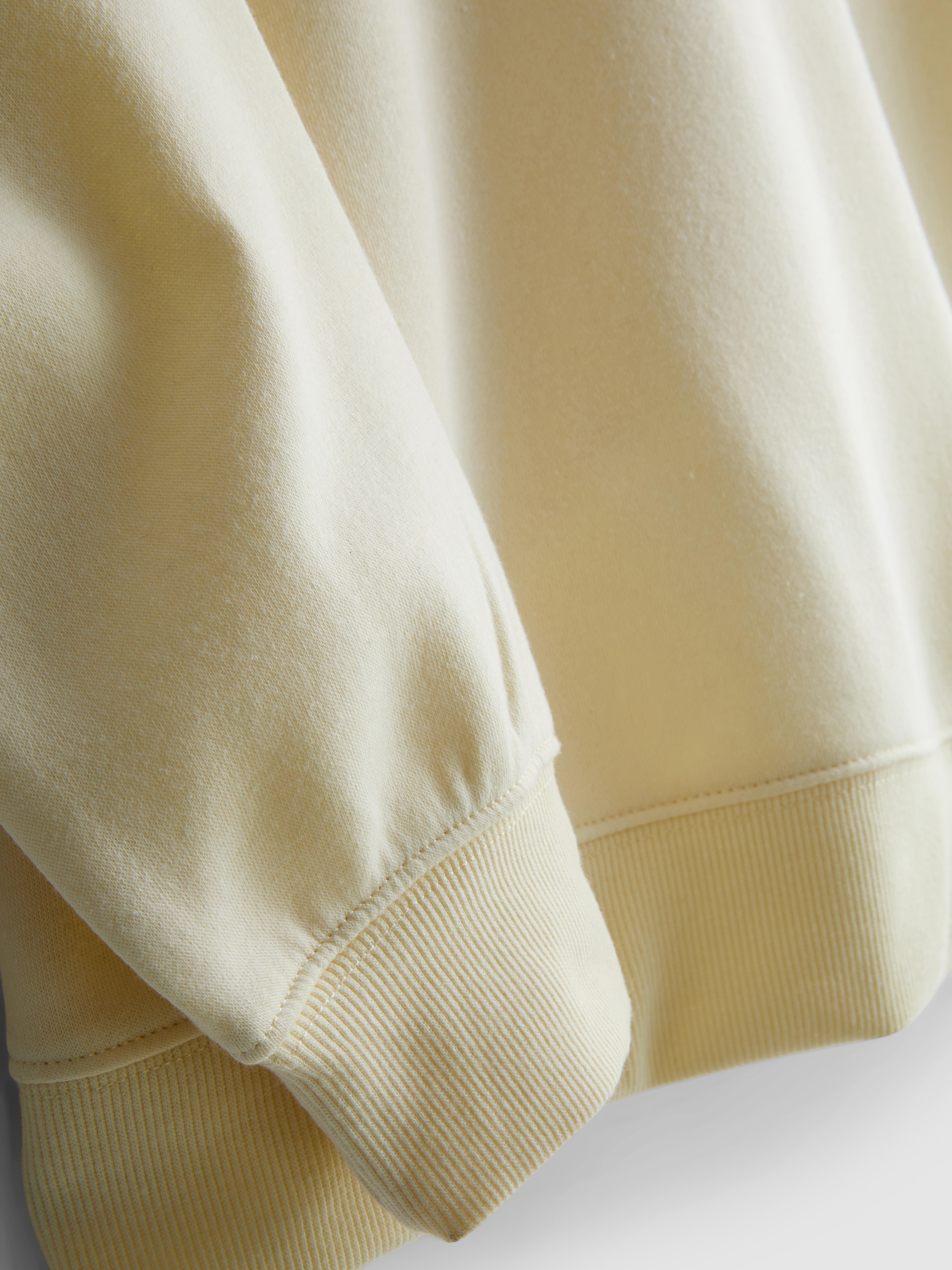 Cotton Blend Relaxed Graphic Sweatshirt