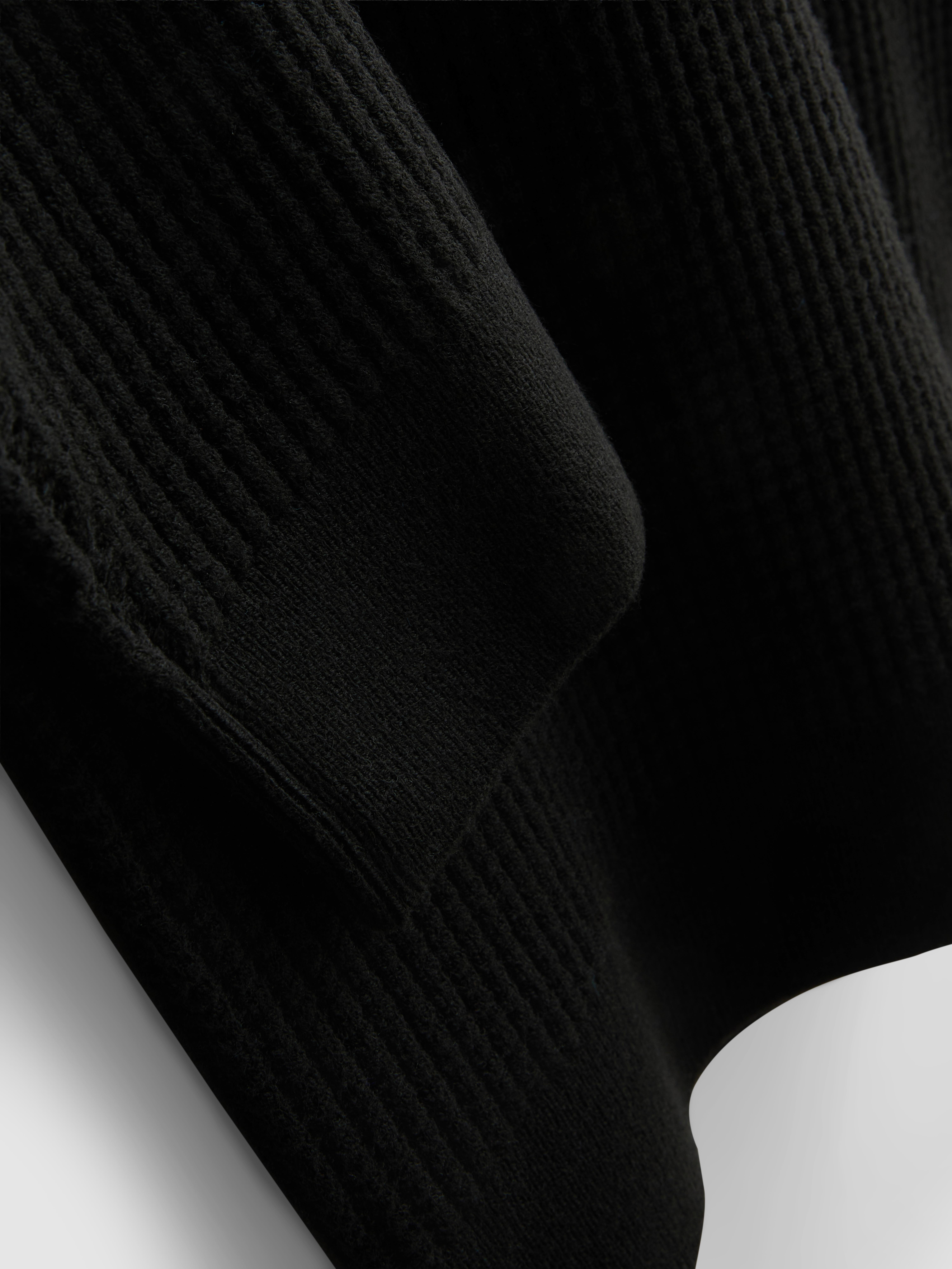 Textured Quarter-Zip Sweater