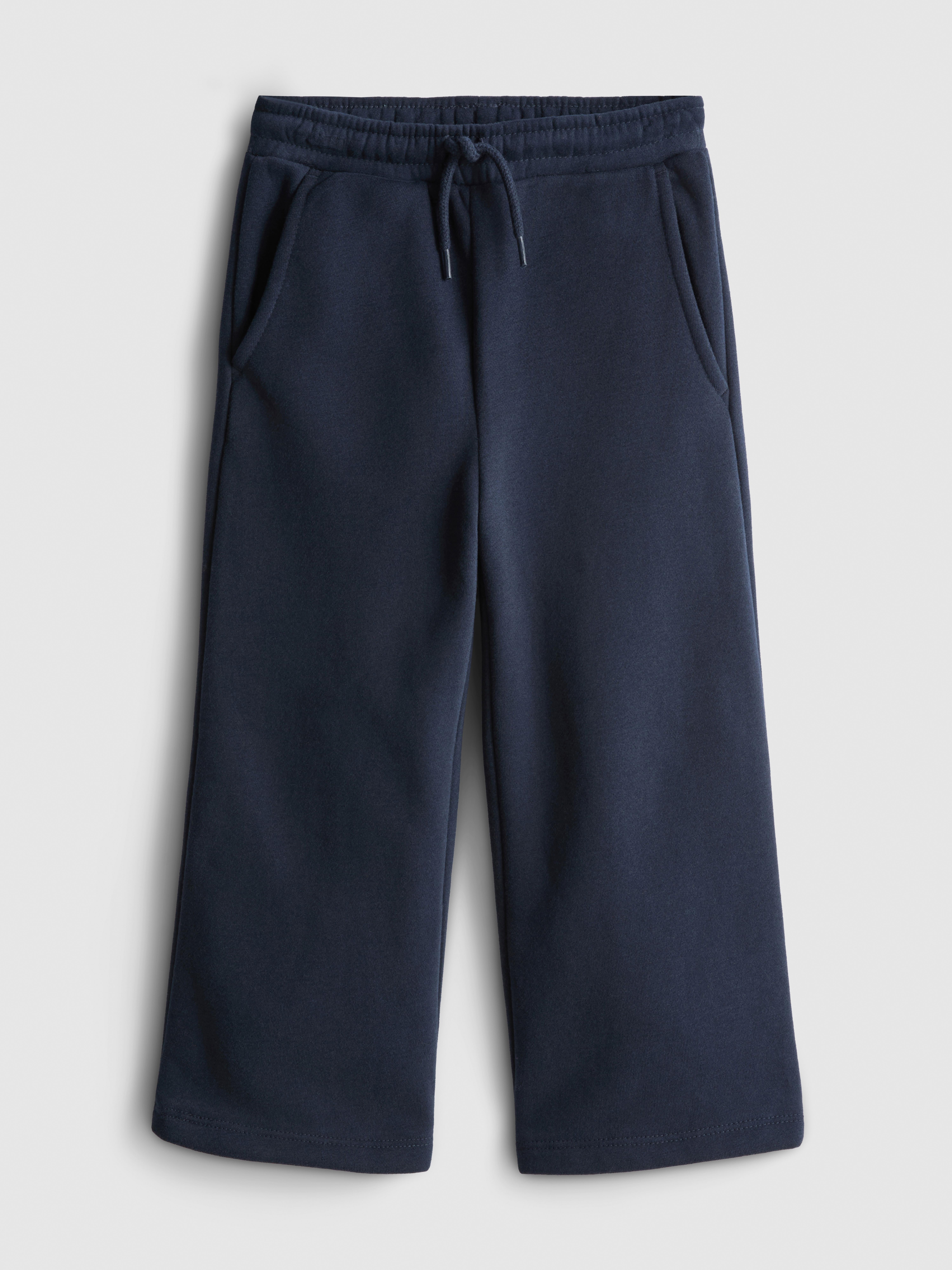 1-9 jr | Katoenrijke joggingbroek met wijde pijpen Marineblauw