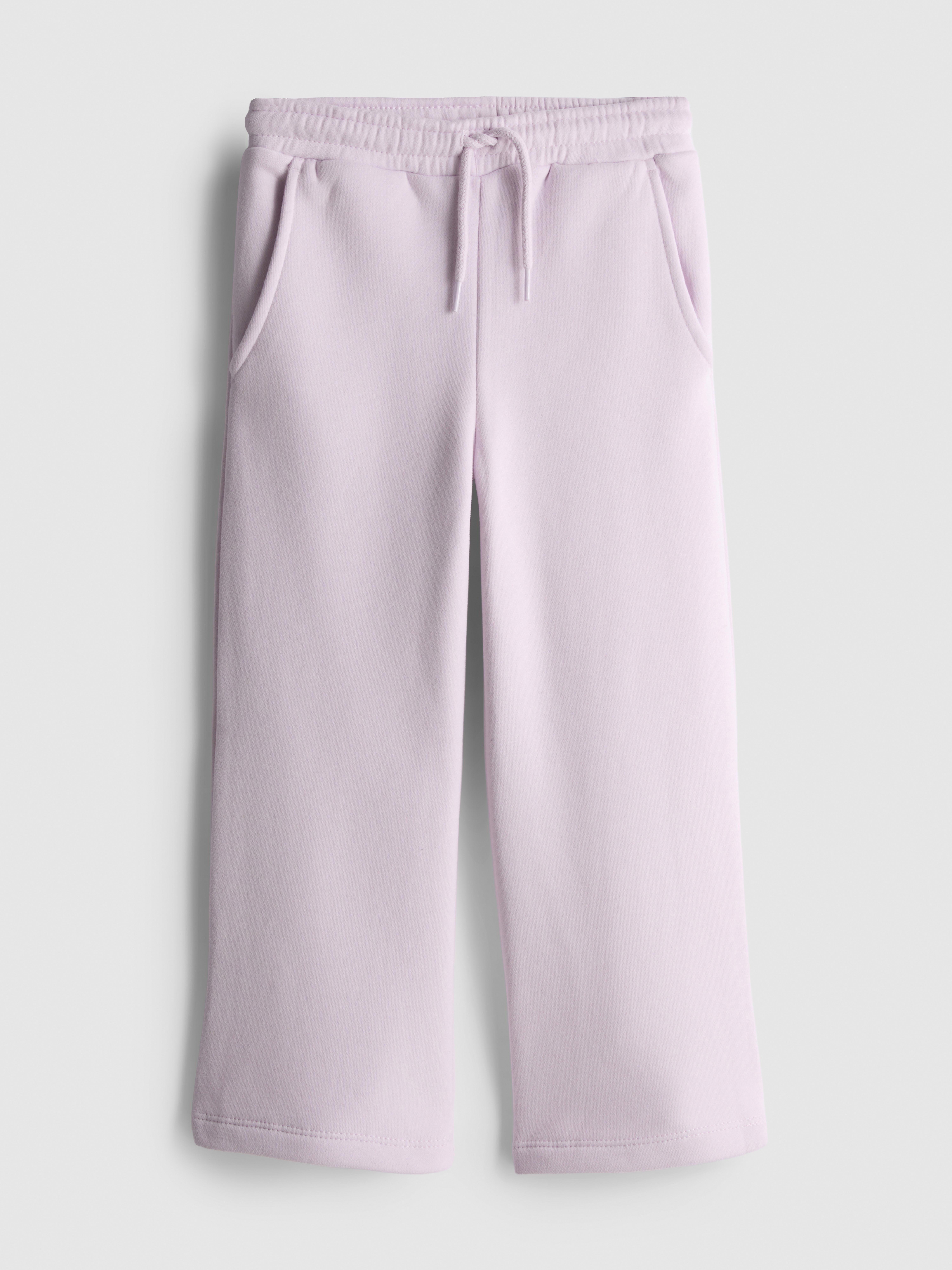 1-9 jr | Katoenrijke joggingbroek met wijde pijpen Lila