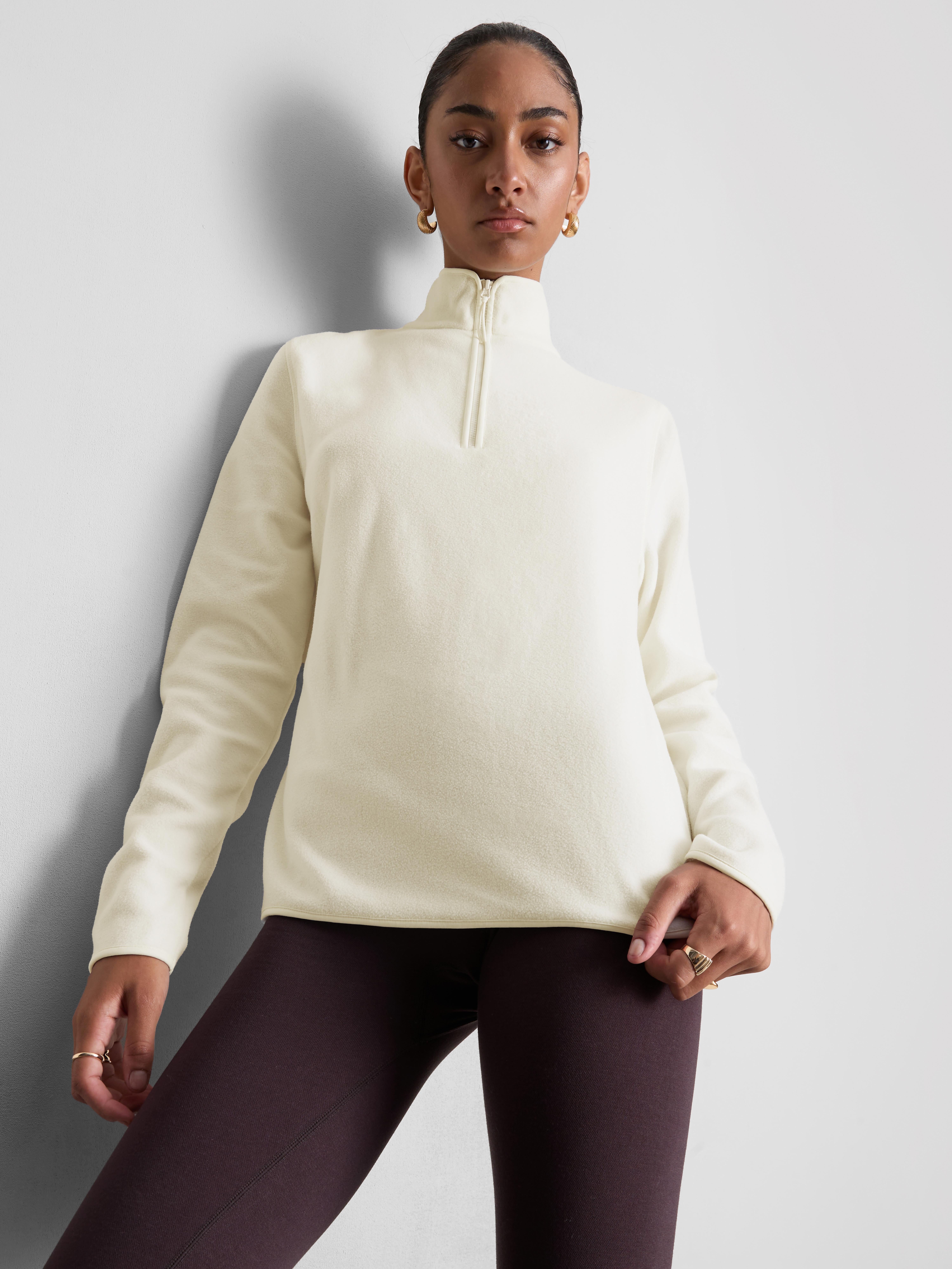 Polaire à col cheminée zippé - Ivoire - Femme | Primark