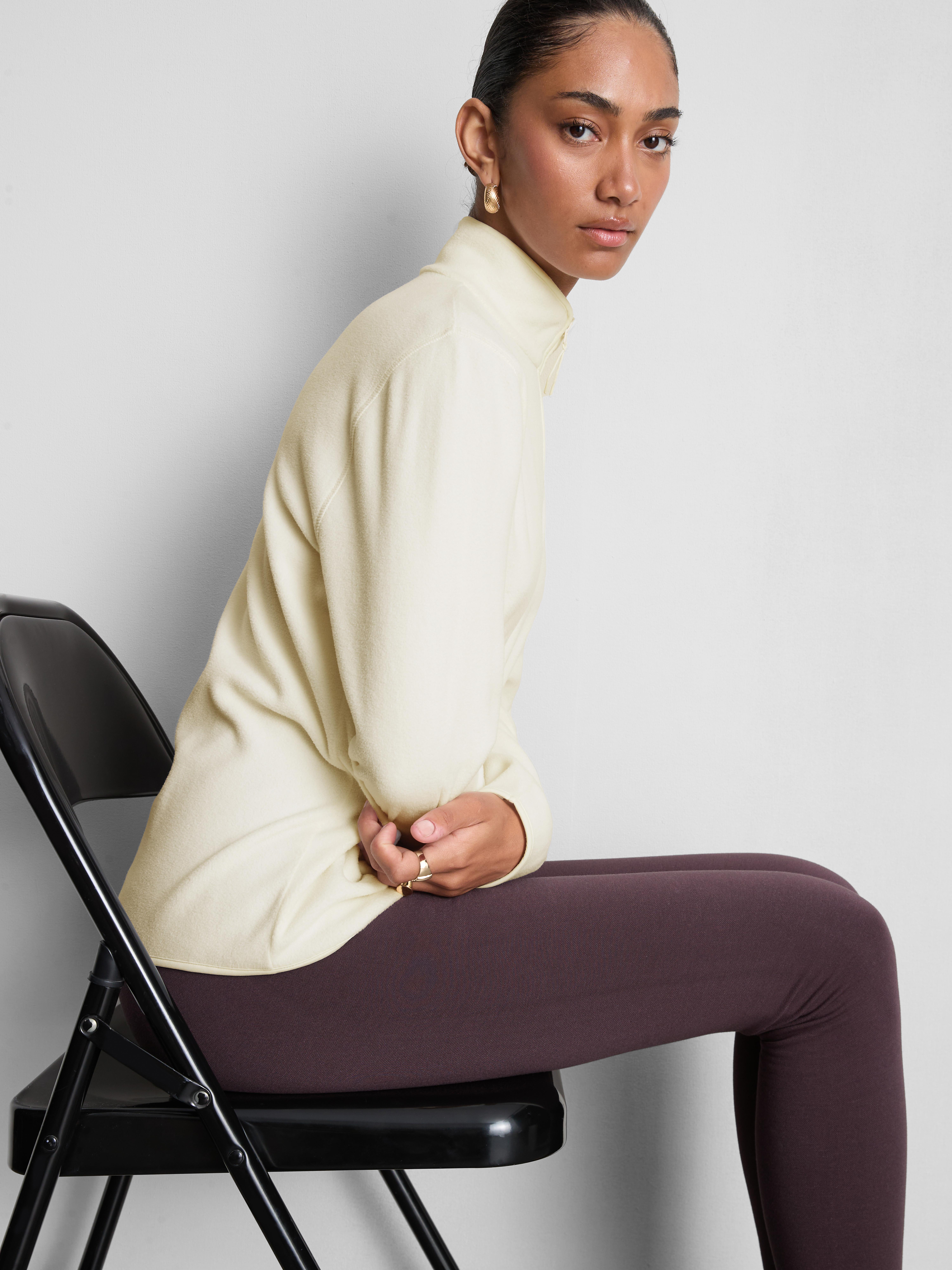 Polaire à col cheminée zippé - Ivoire - Femme | Primark