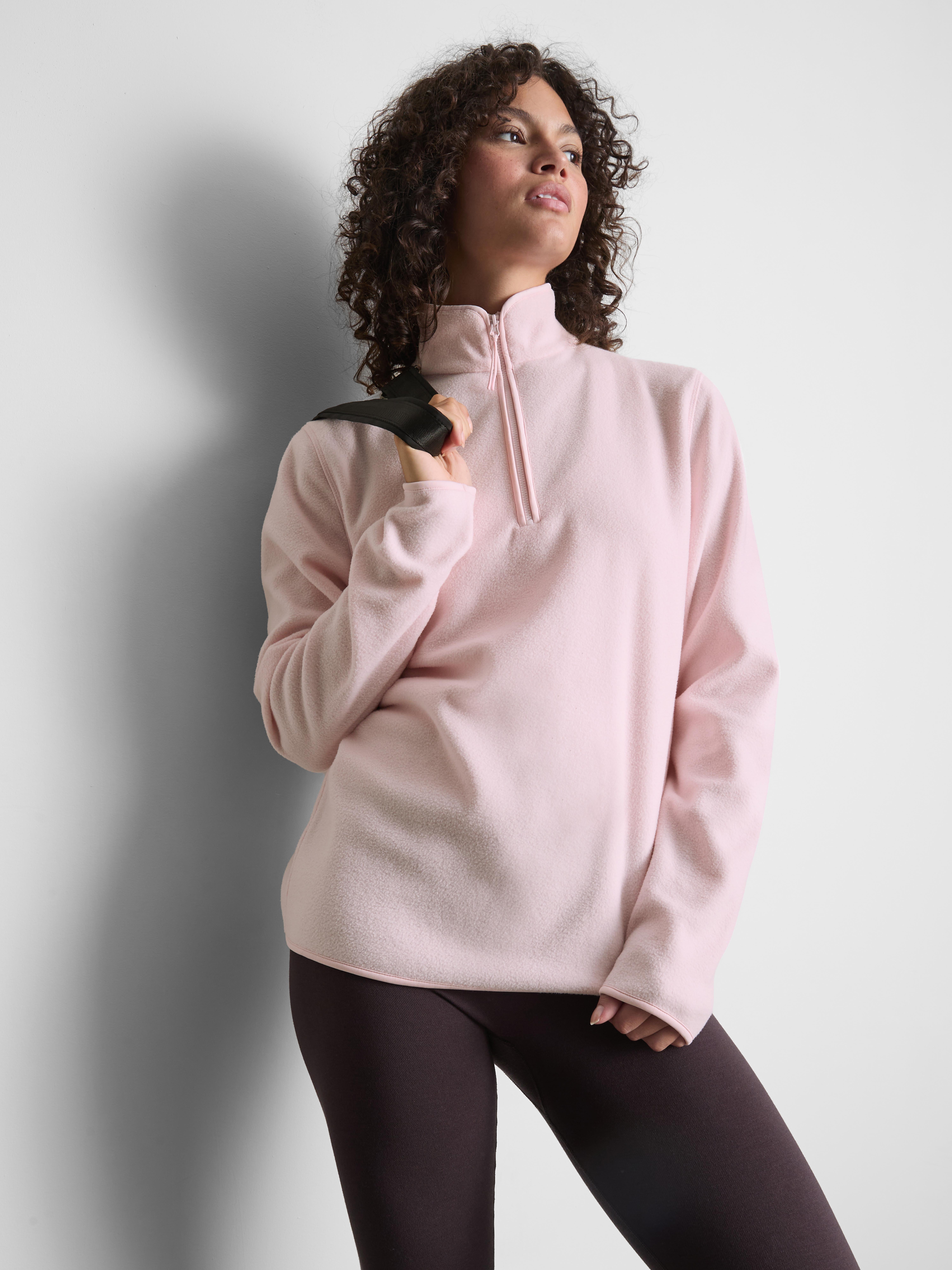 Polaire à col cheminée zippé - Rose clair - Femme | Primark