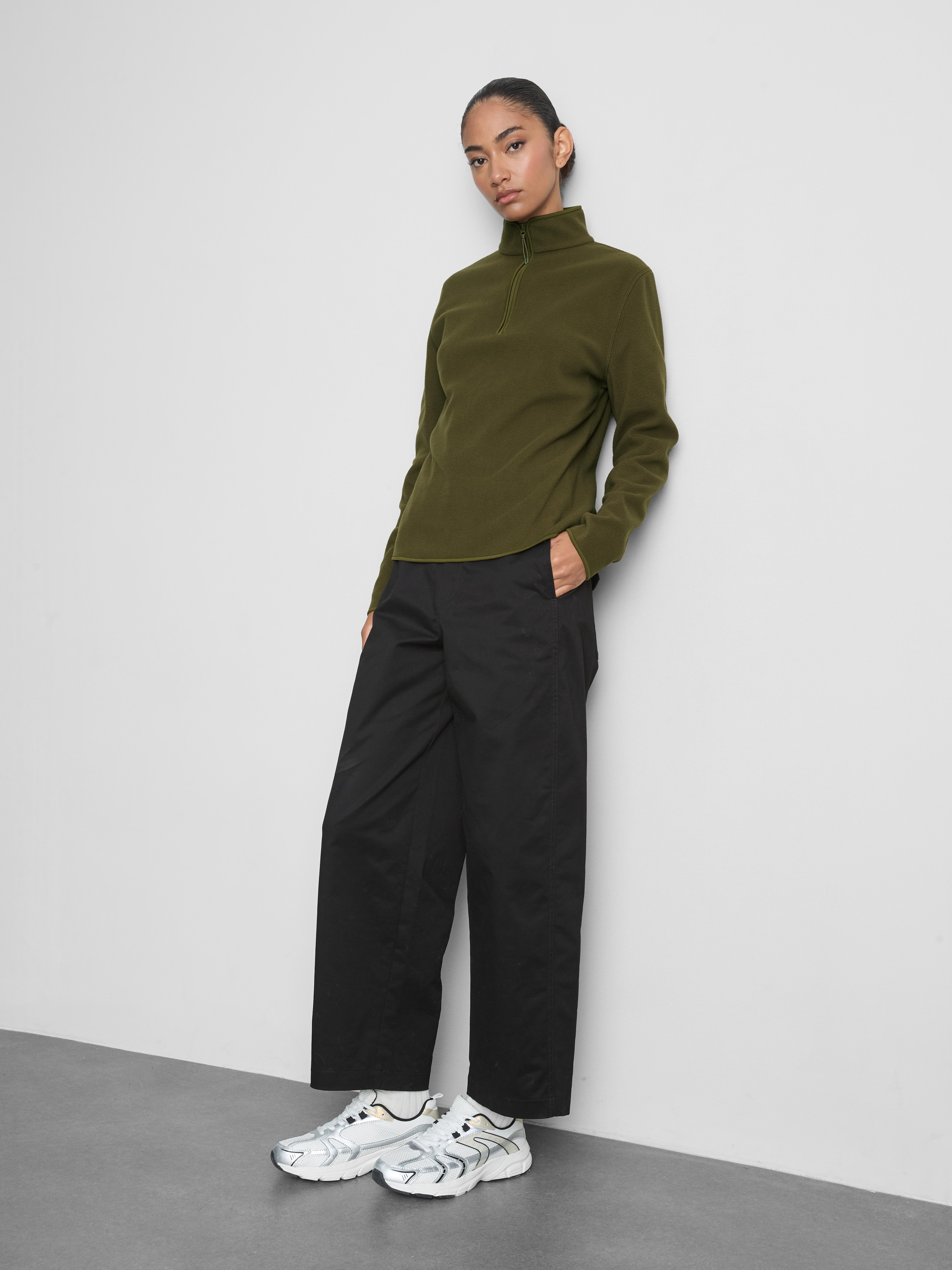 Polaire à col cheminée zippé - Vert - Femme | Primark