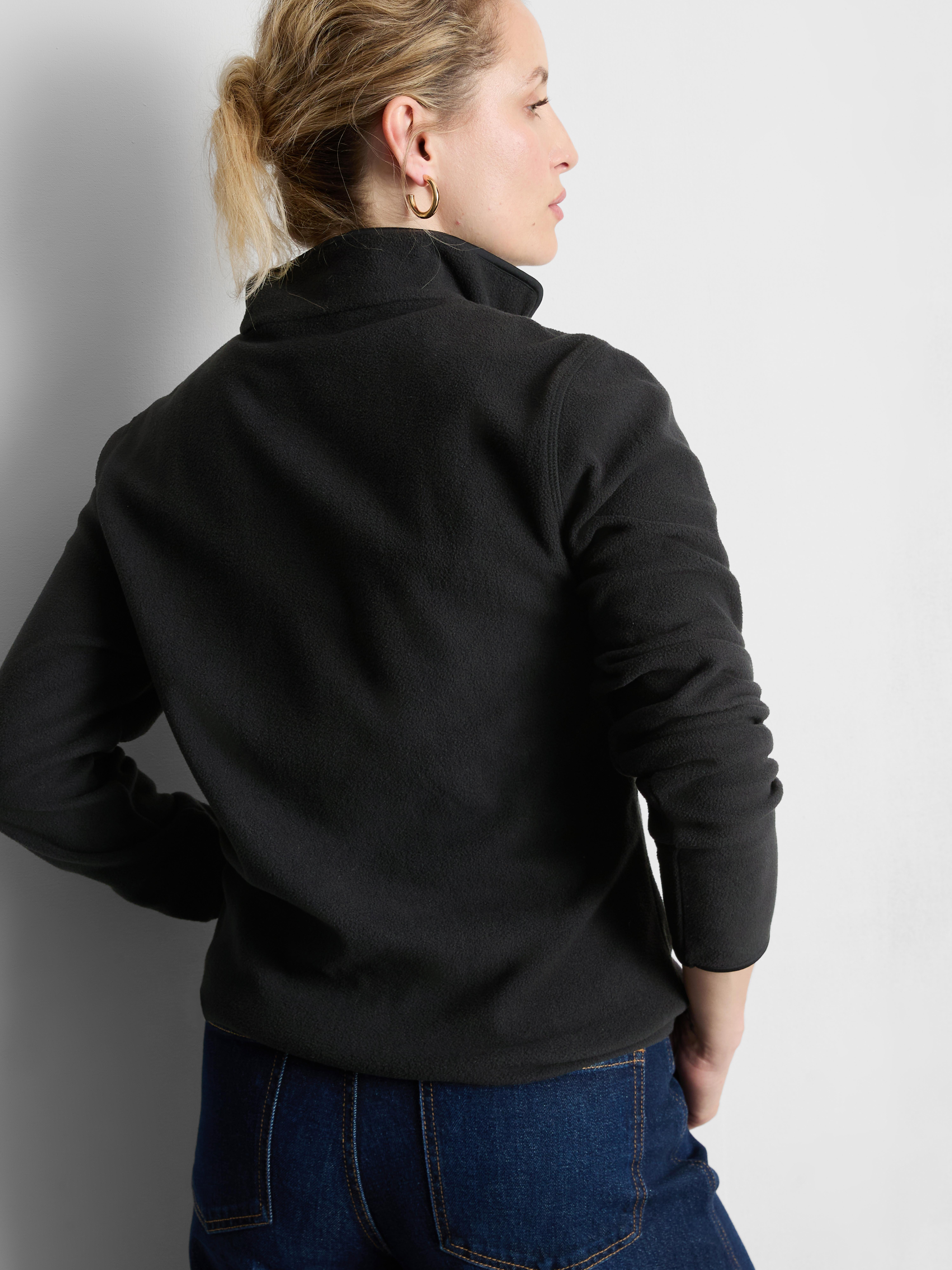 Half-Zip High-Neck Fleece