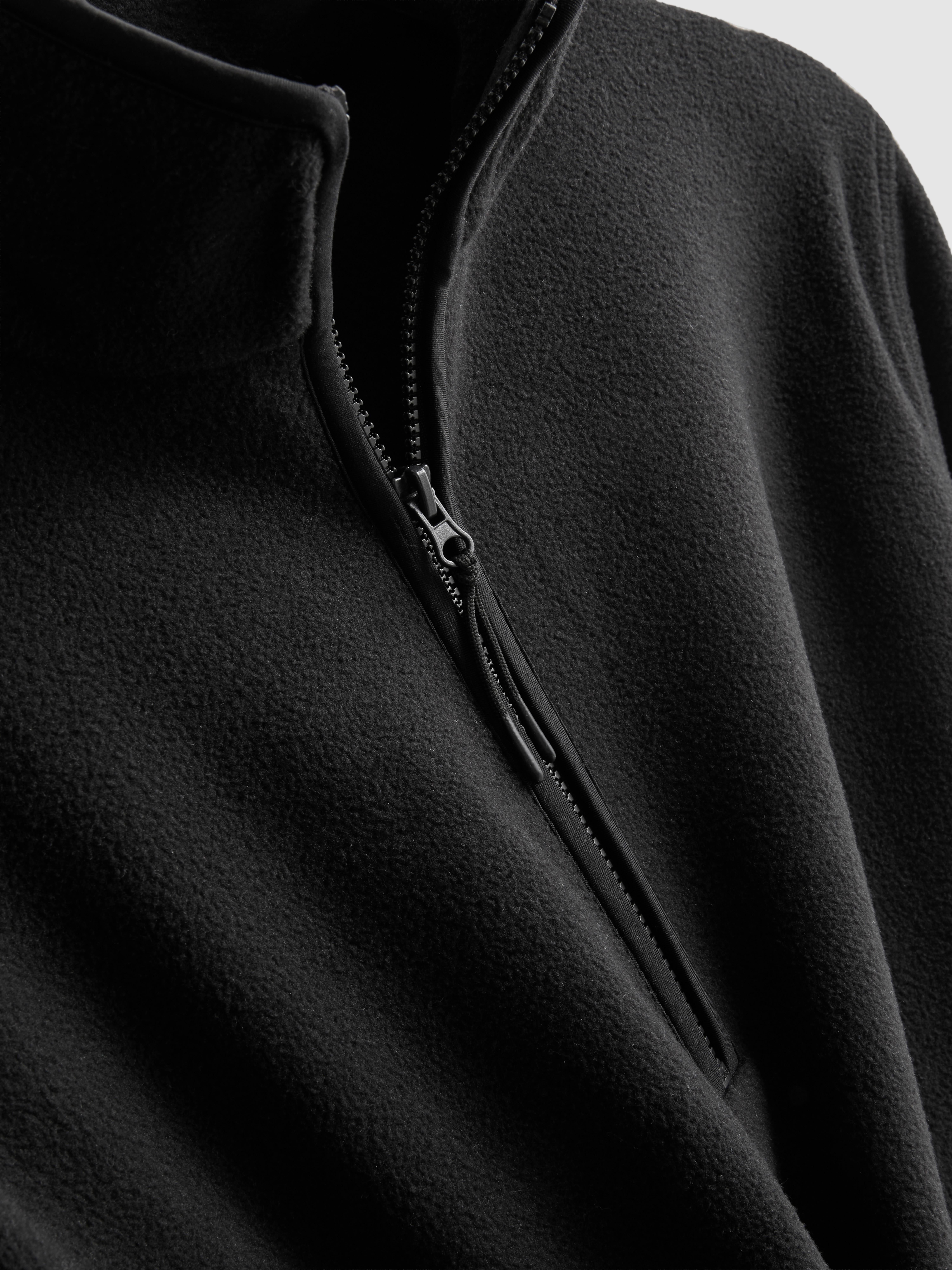 Half-Zip High-Neck Fleece