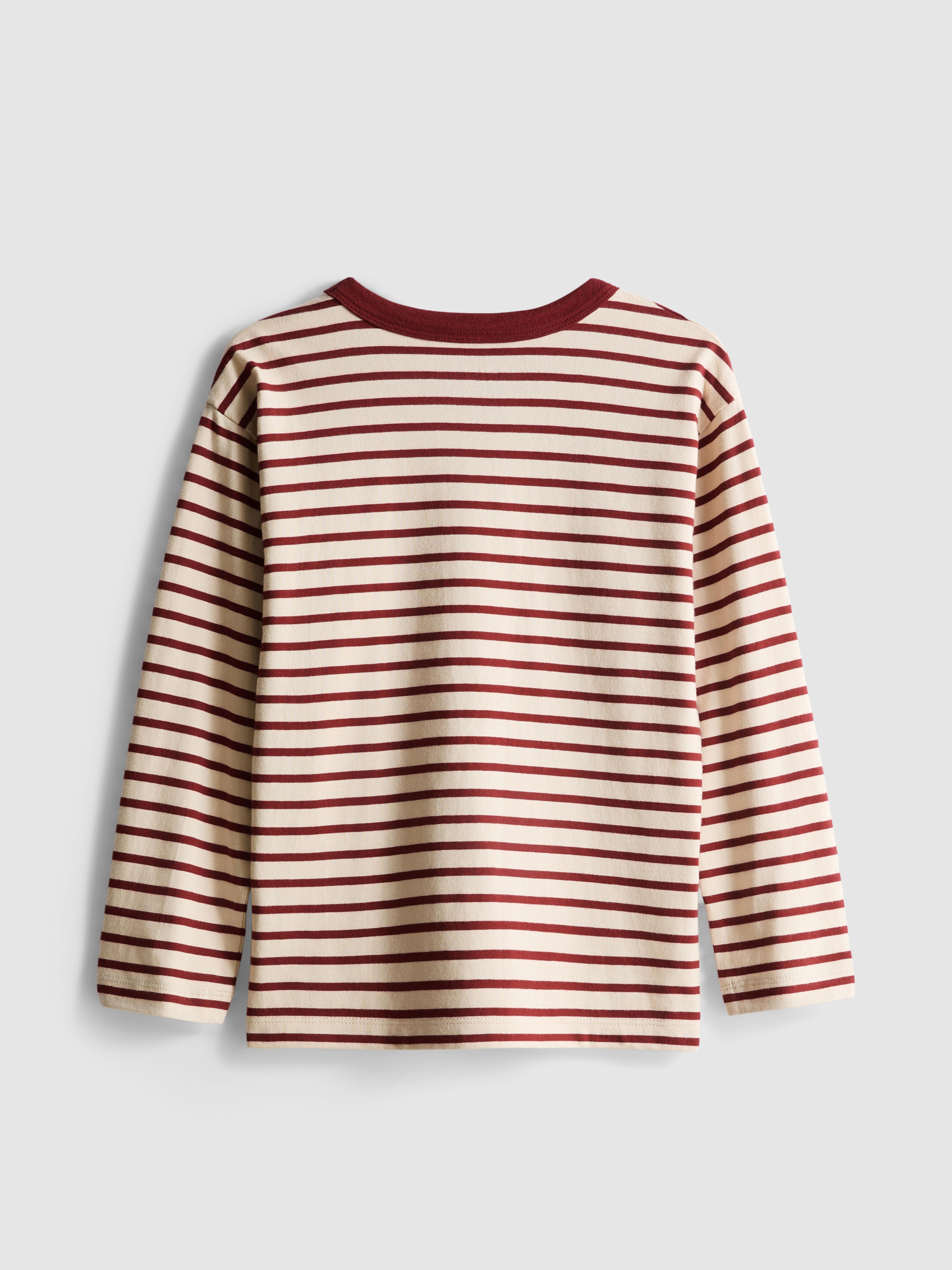 1-9yrs | Pure Cotton Stripe Long-Sleeve T-Shirt