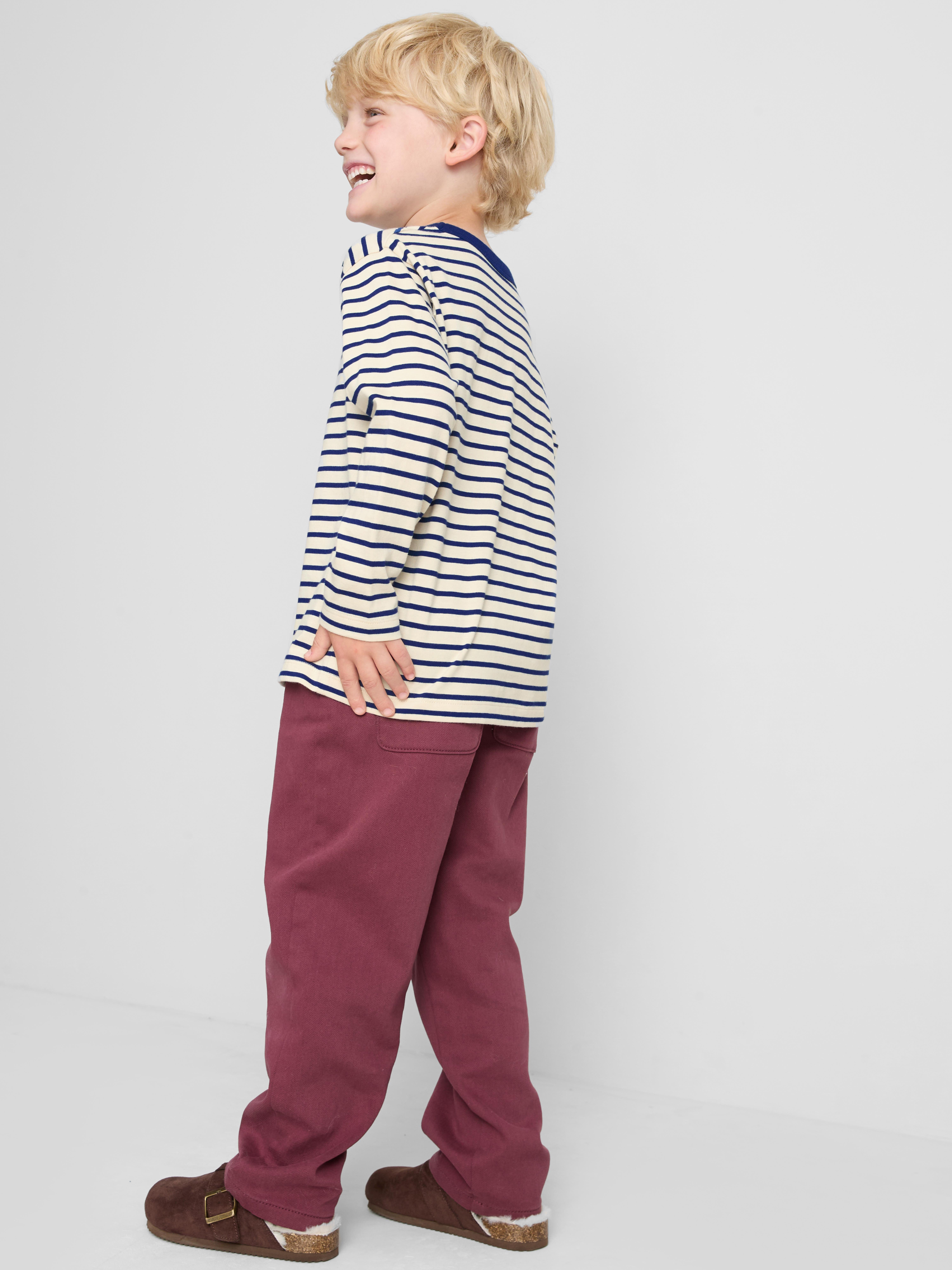 1-9yrs | Pure Cotton Stripe Long-Sleeve T-Shirt