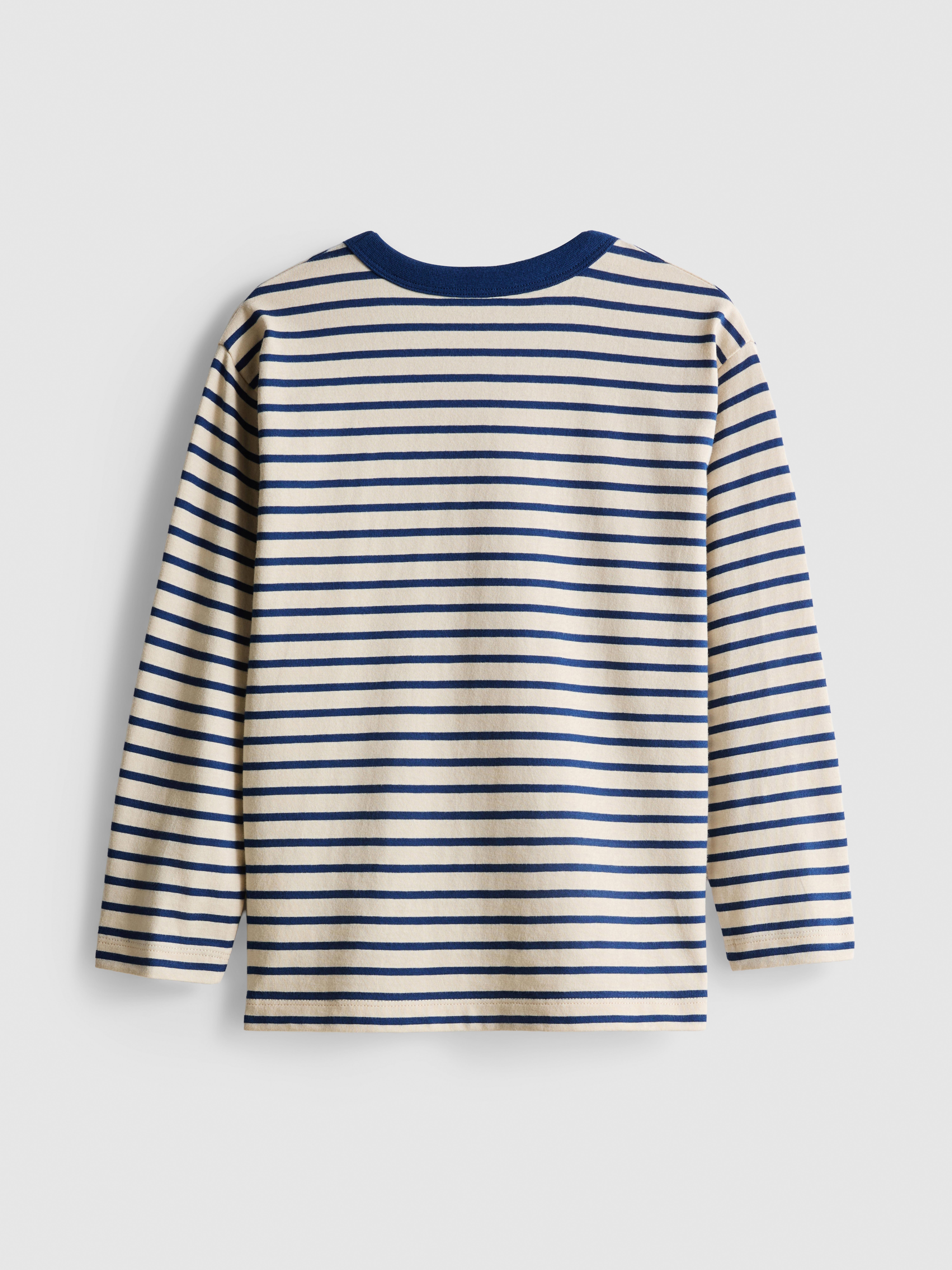 1-9yrs | Pure Cotton Stripe Long-Sleeve T-Shirt