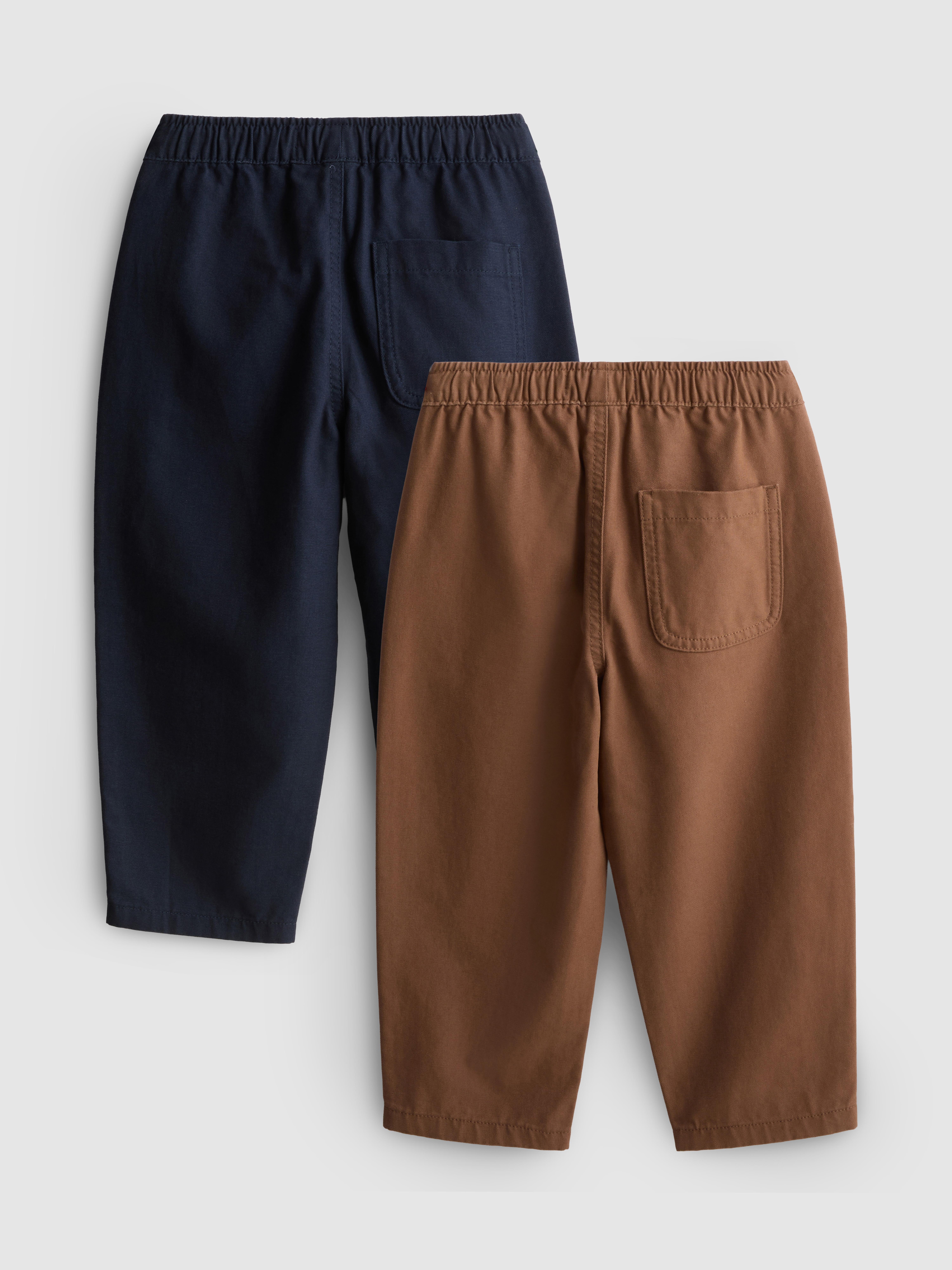 1-9yrs | 2pk Pure Cotton Pants