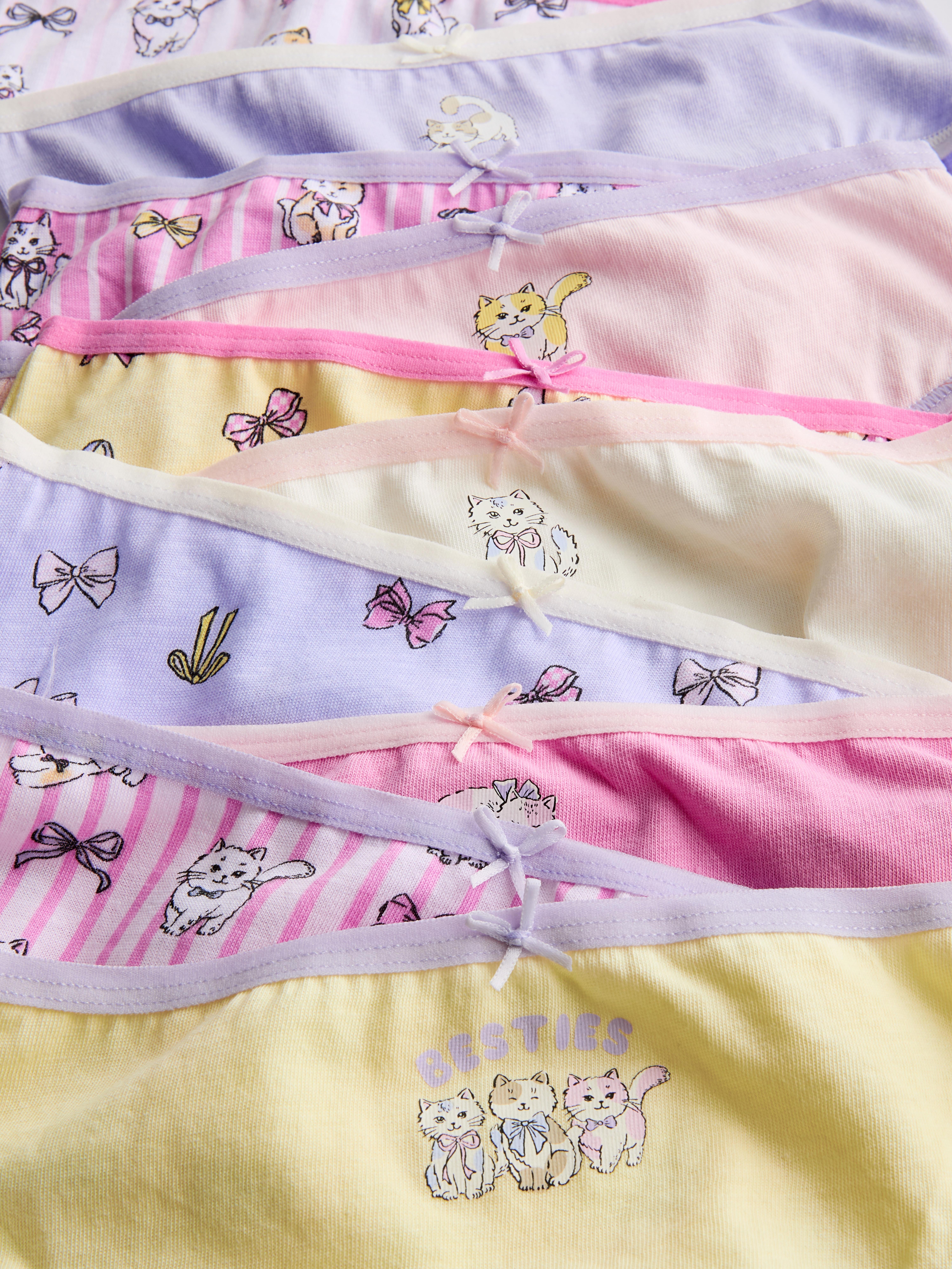 1.5-14yrs | 10pk Pure Cotton Cat Graphic Briefs