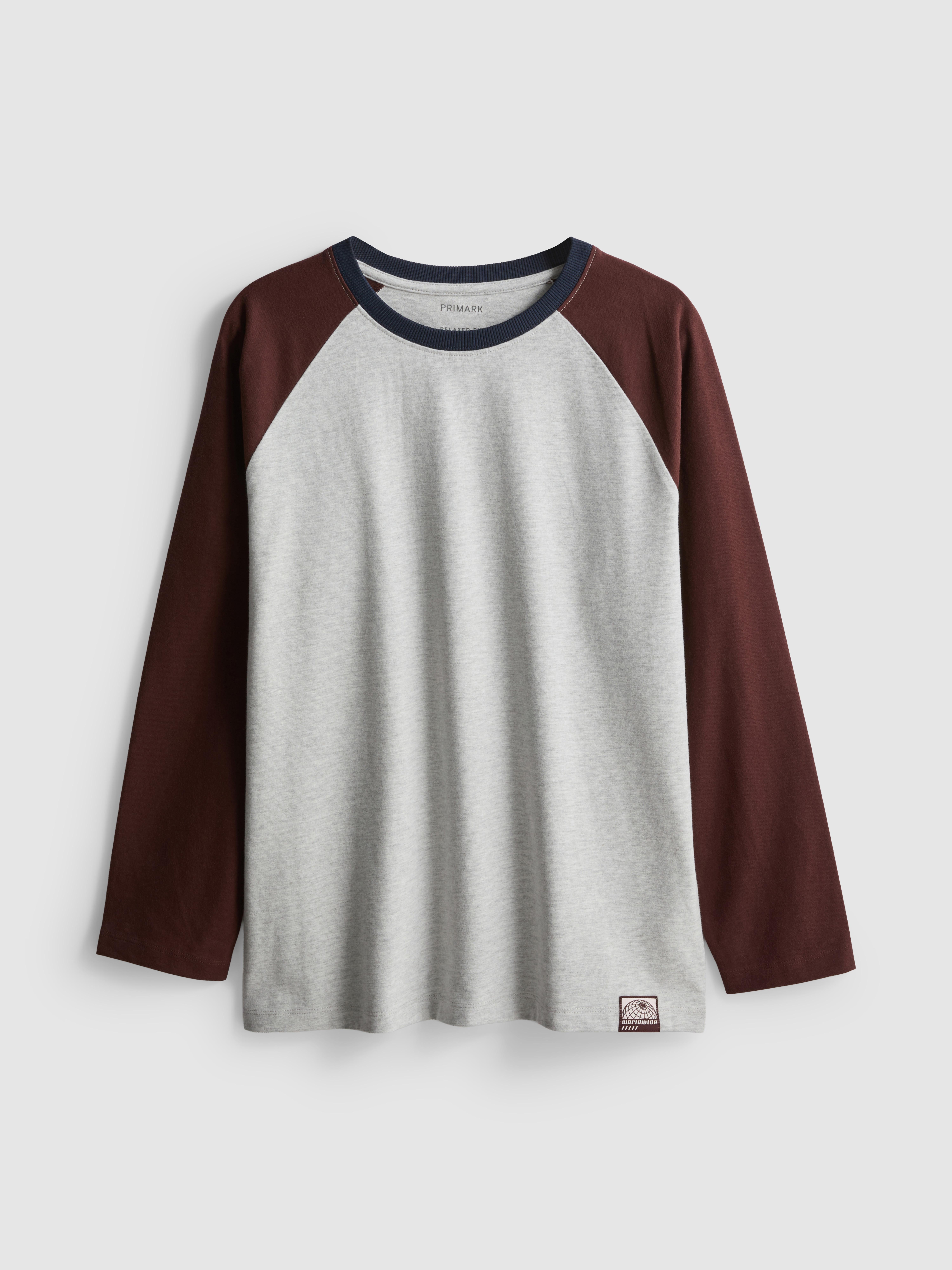7–15 ans | T-shirt en coton à manches longues raglan