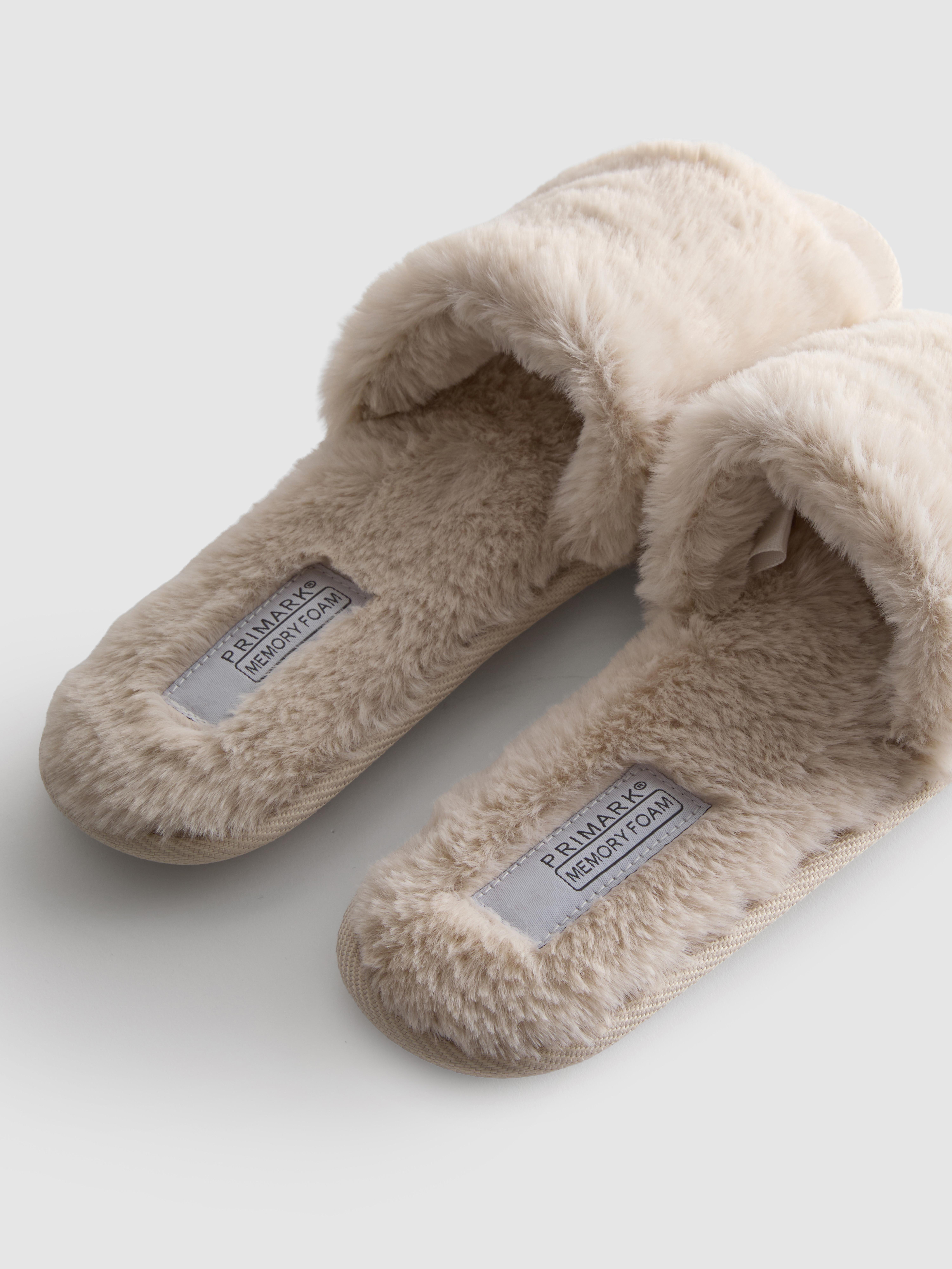 Faux Fur Mule Slippers
