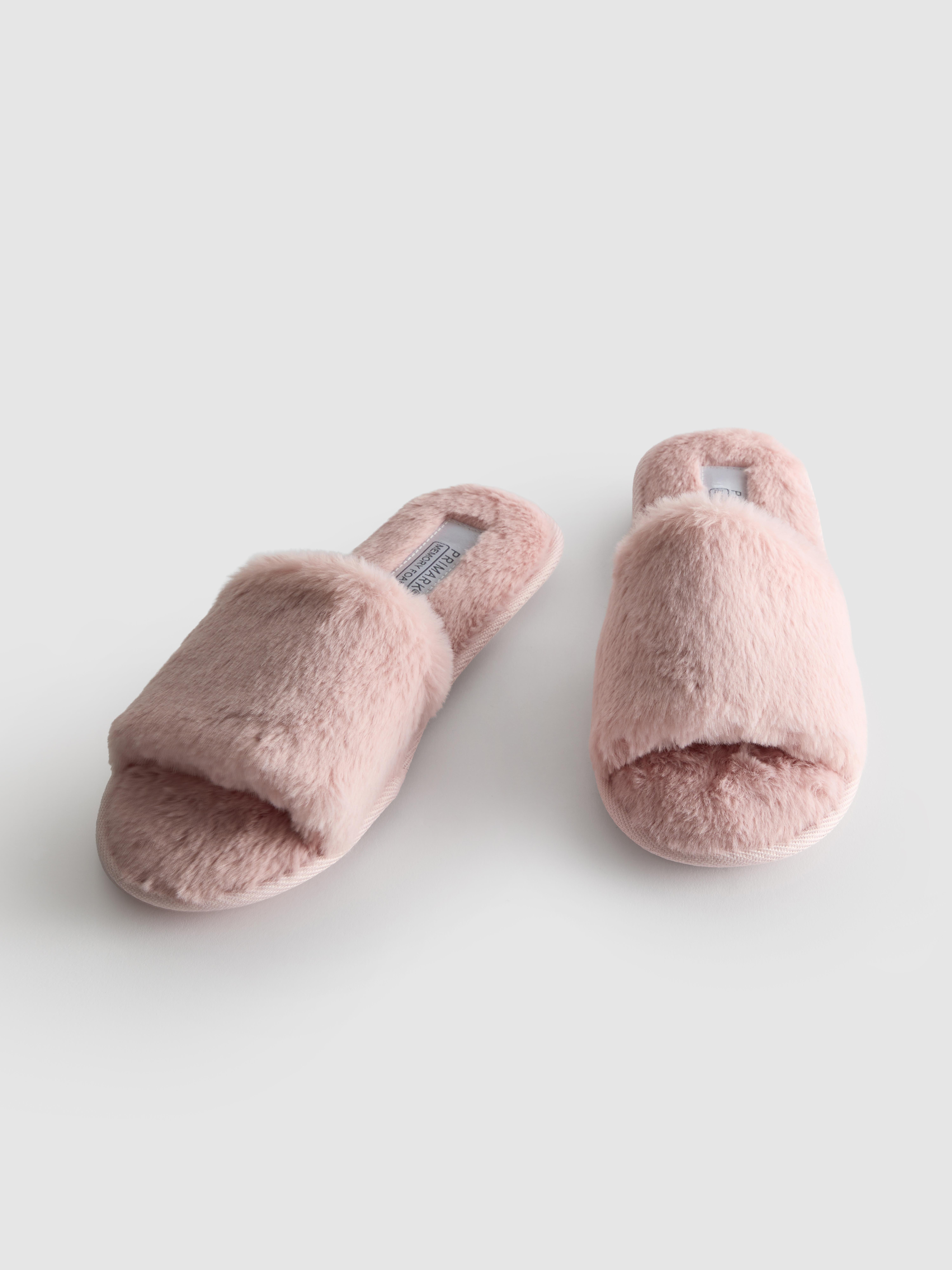 Faux Fur Mule Slippers