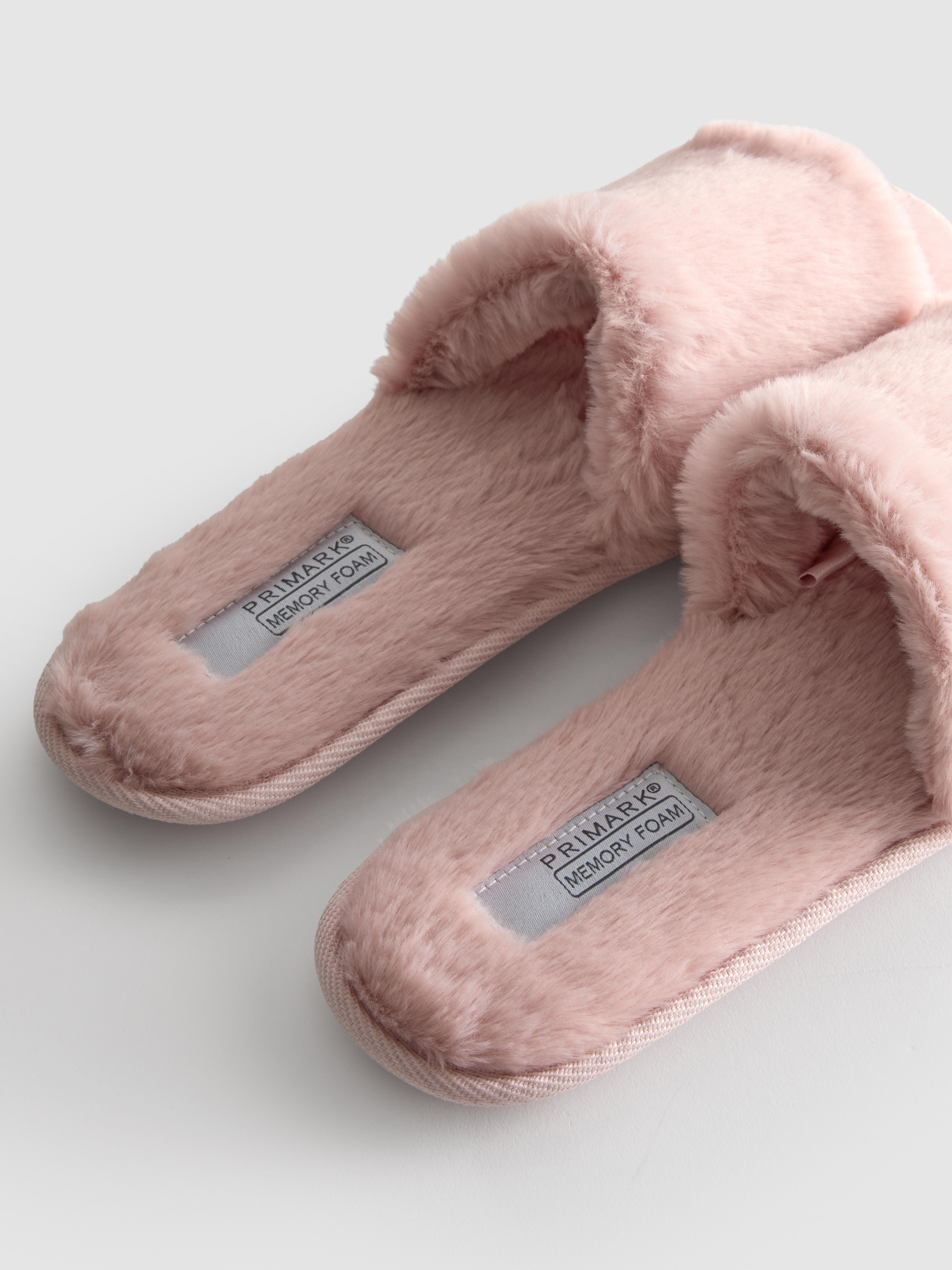 Faux Fur Mule Slippers