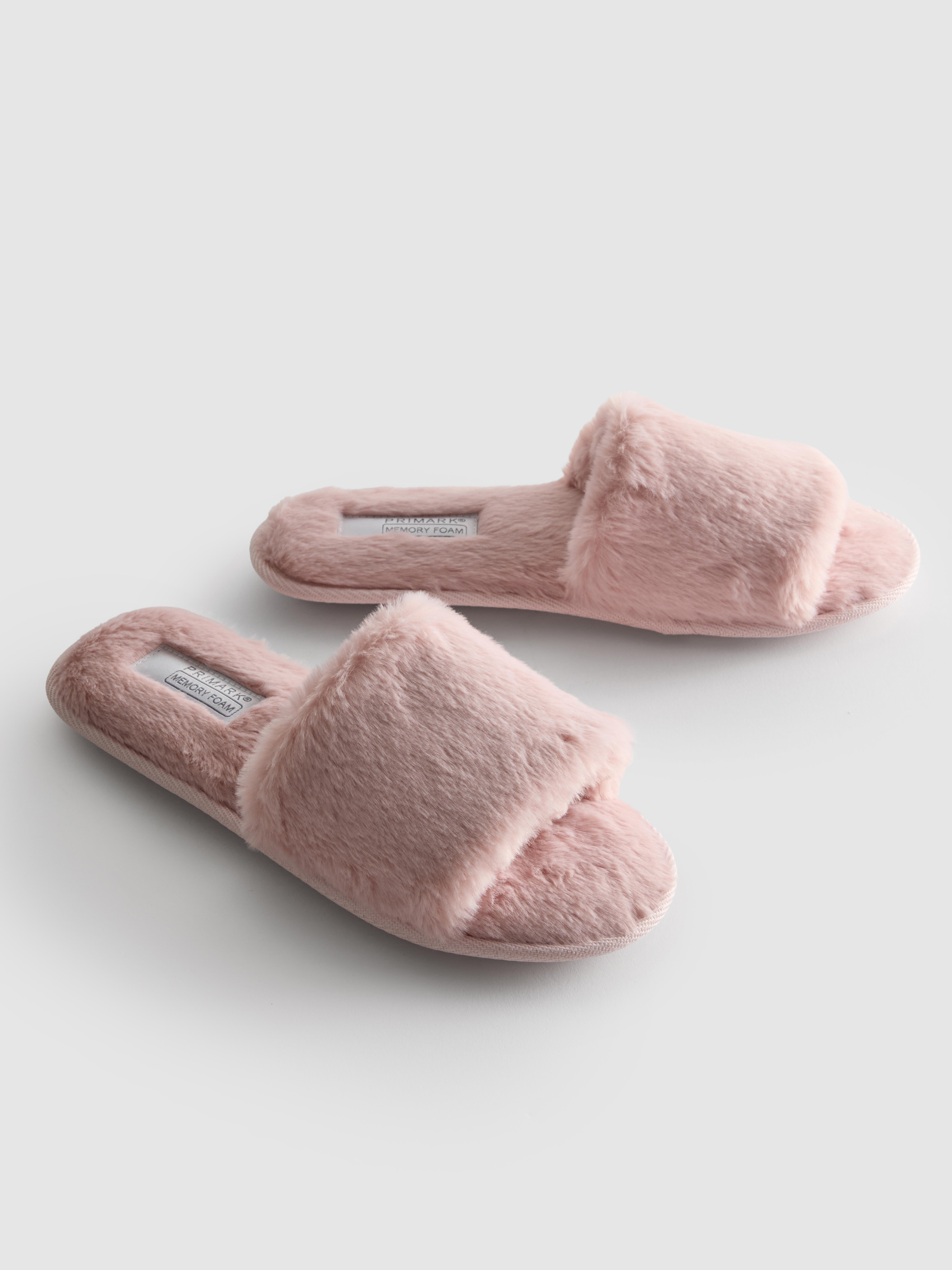 Faux Fur Mule Slippers