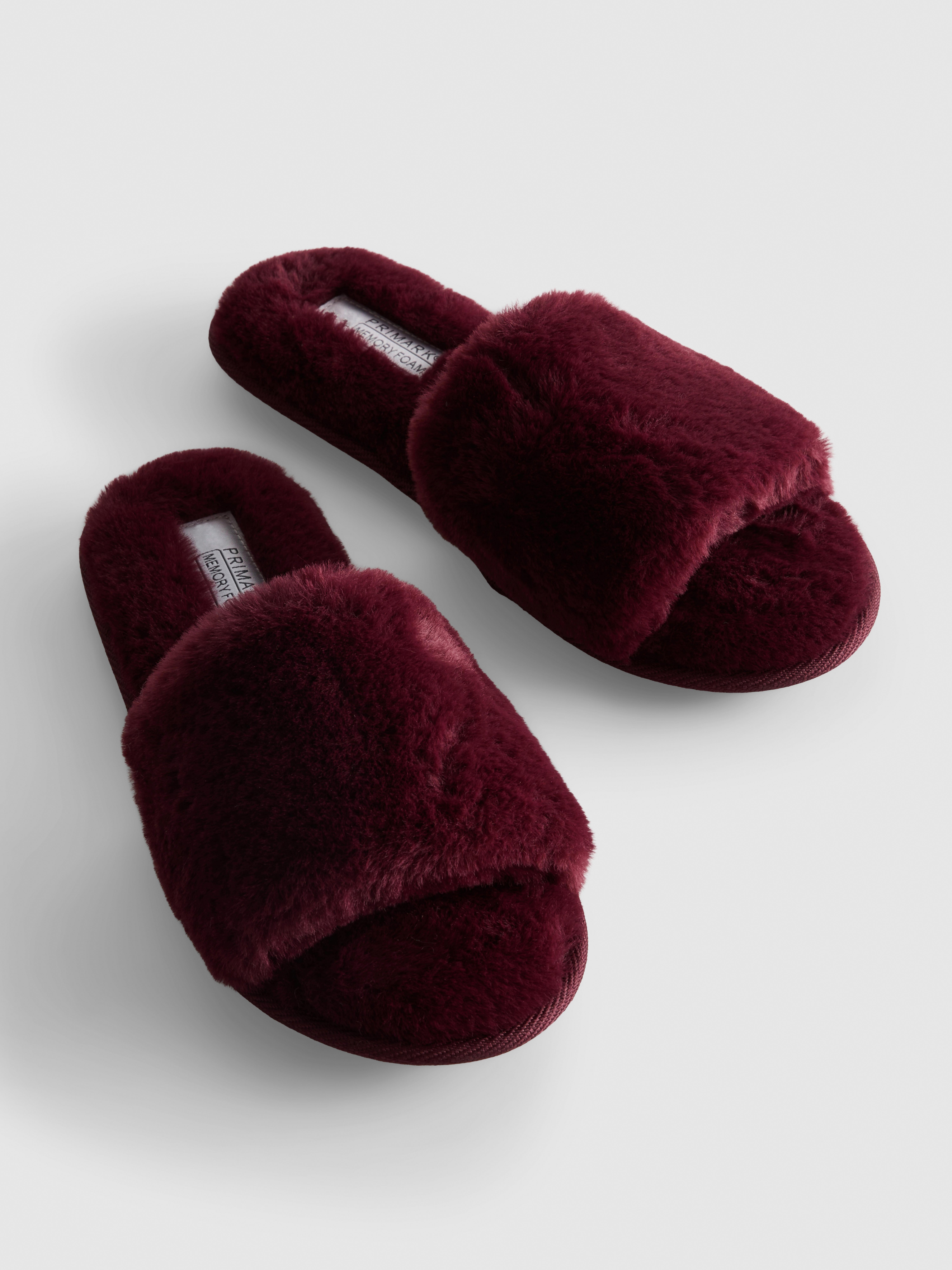 Faux Fur Mule Slippers