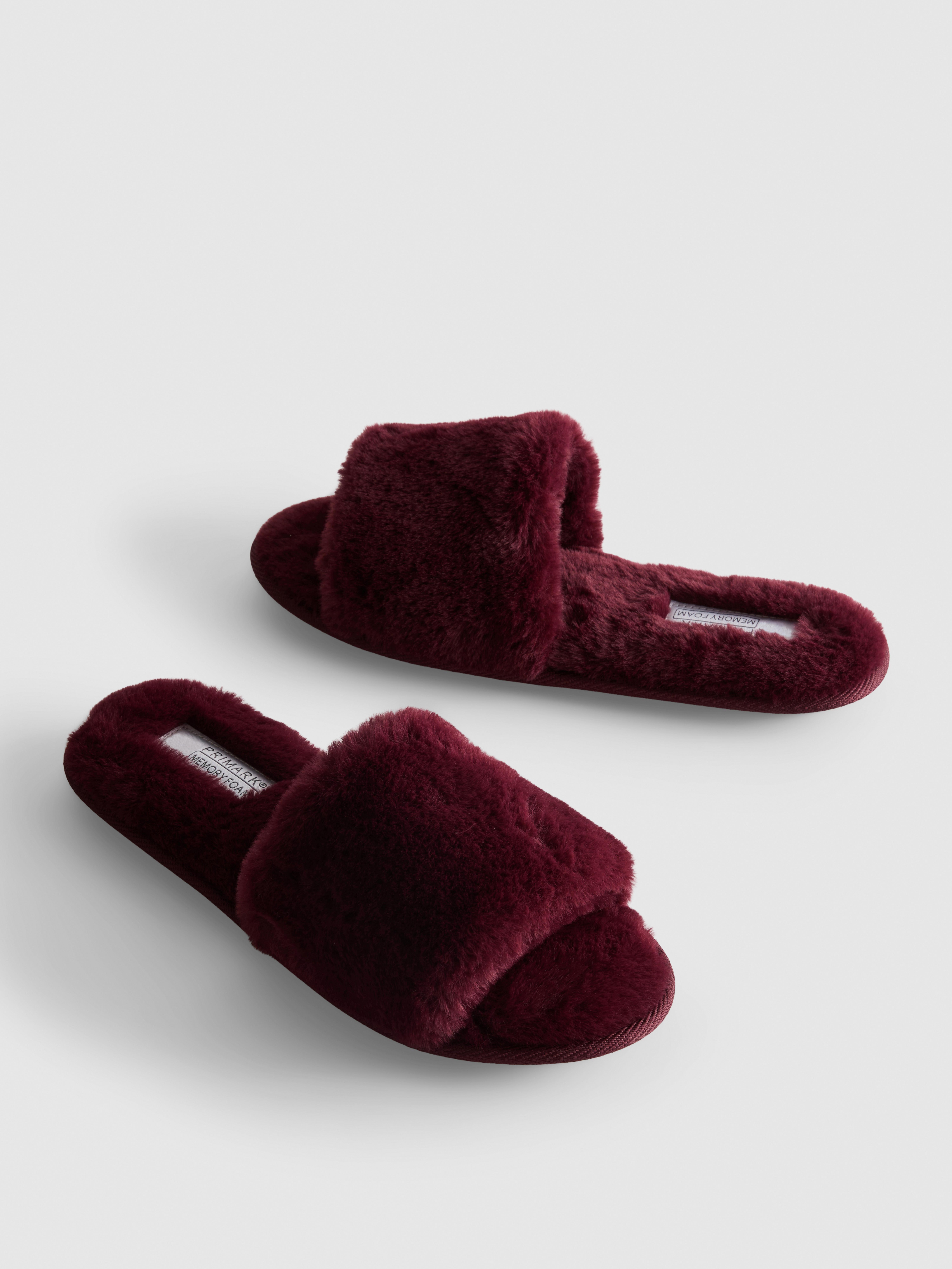 Faux Fur Mule Slippers