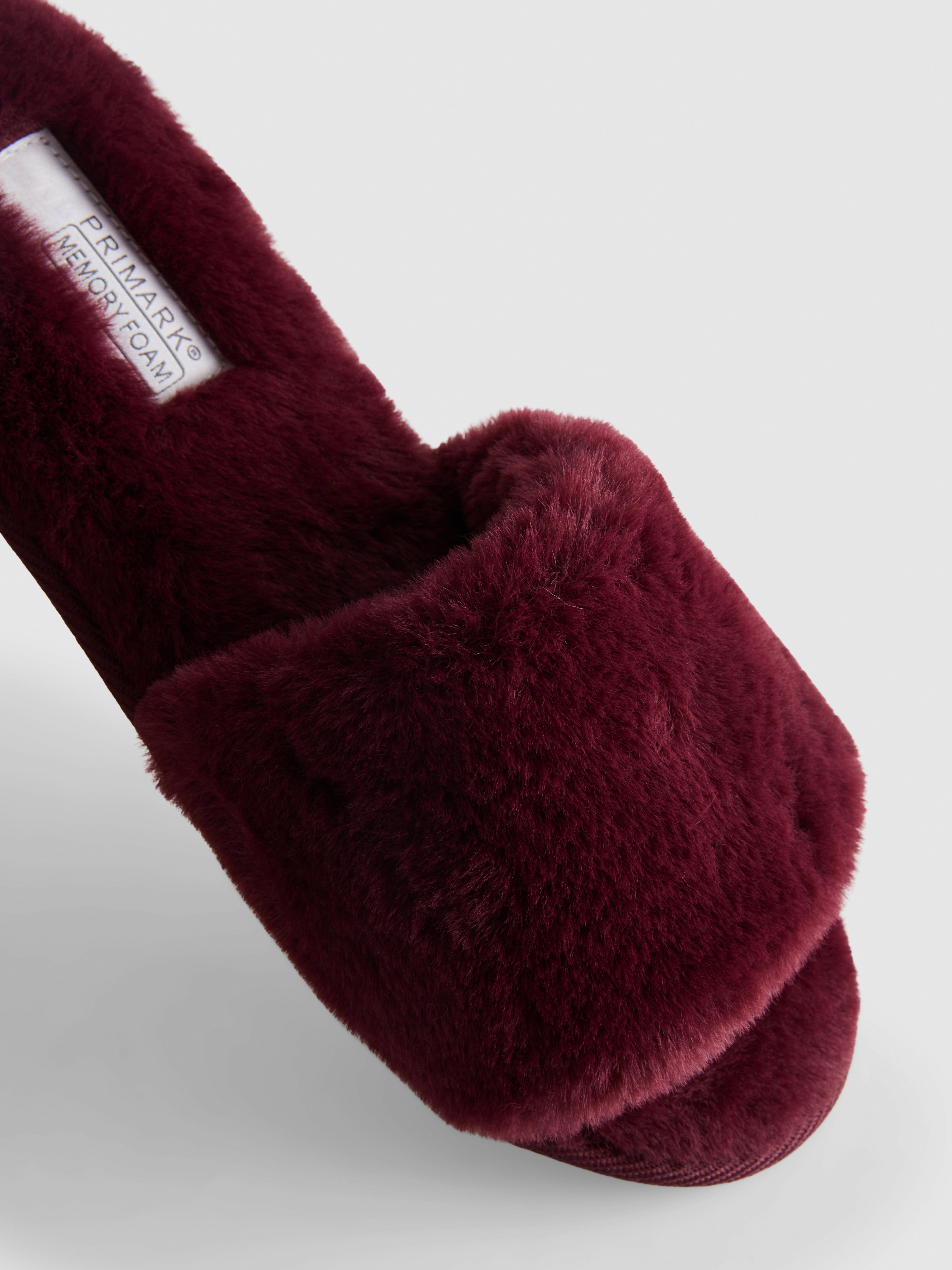 Faux Fur Mule Slippers