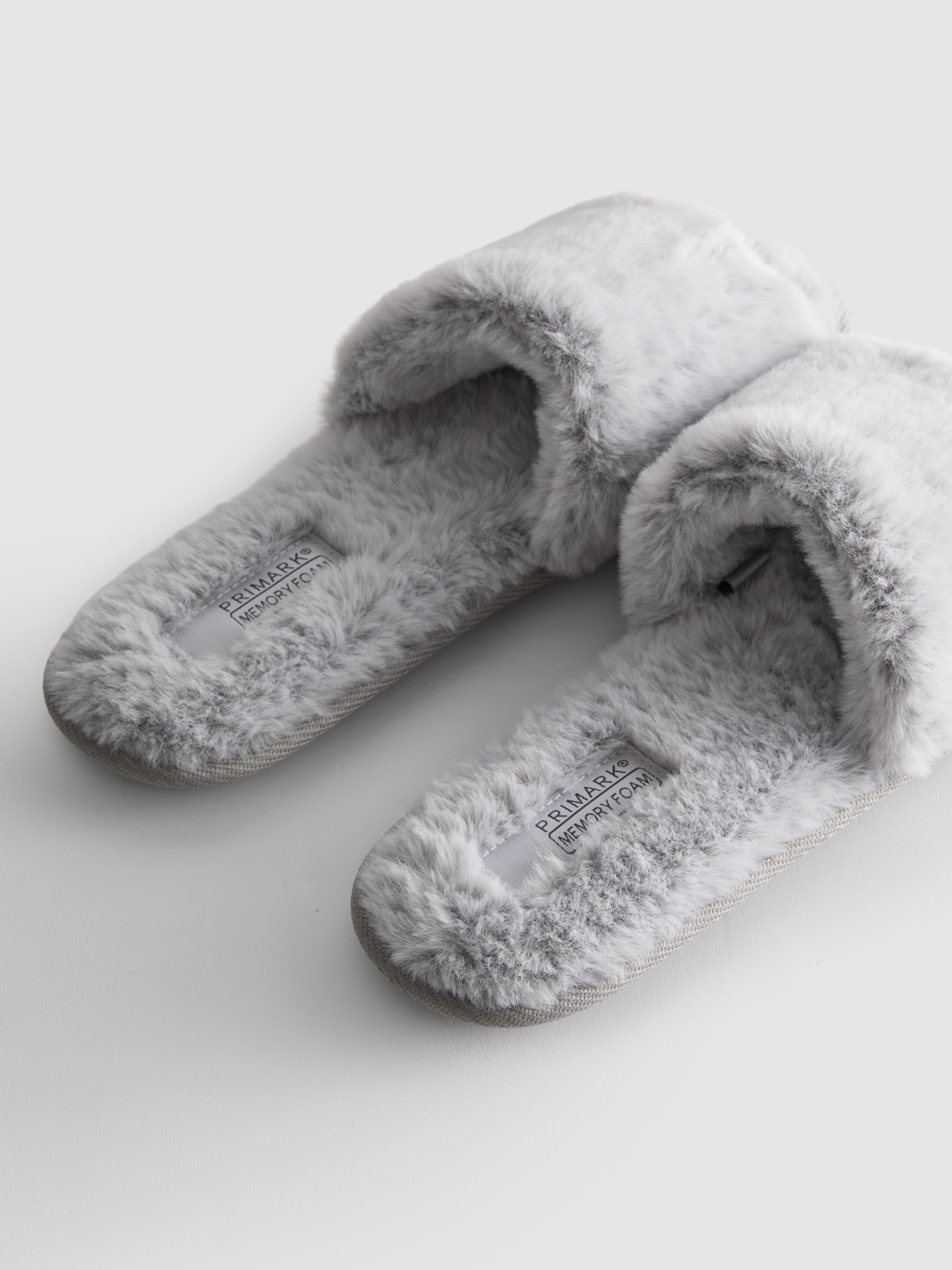 Faux Fur Mule Slippers