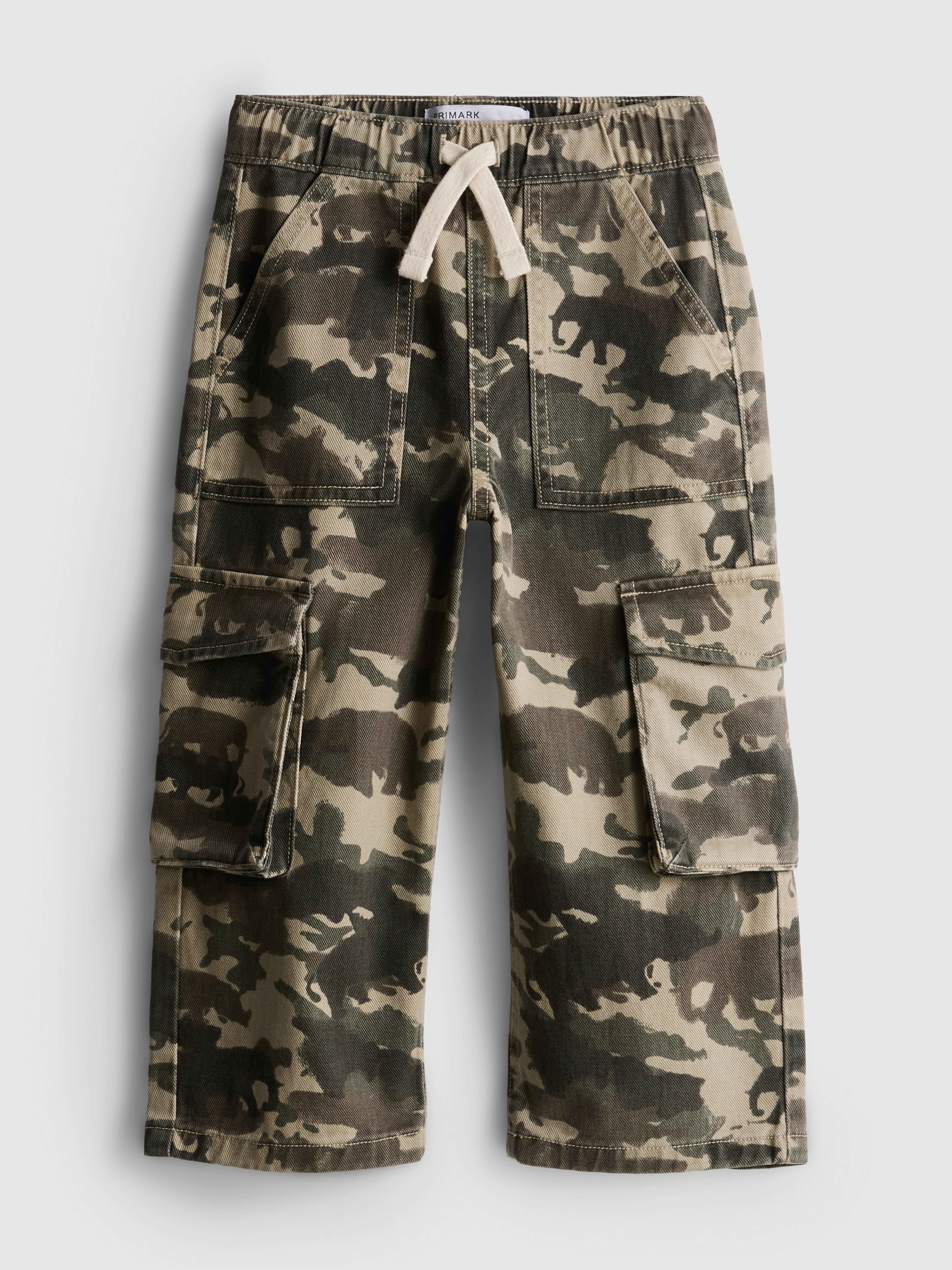 1-9yrs | Pure Cotton Printed Cargo Pants