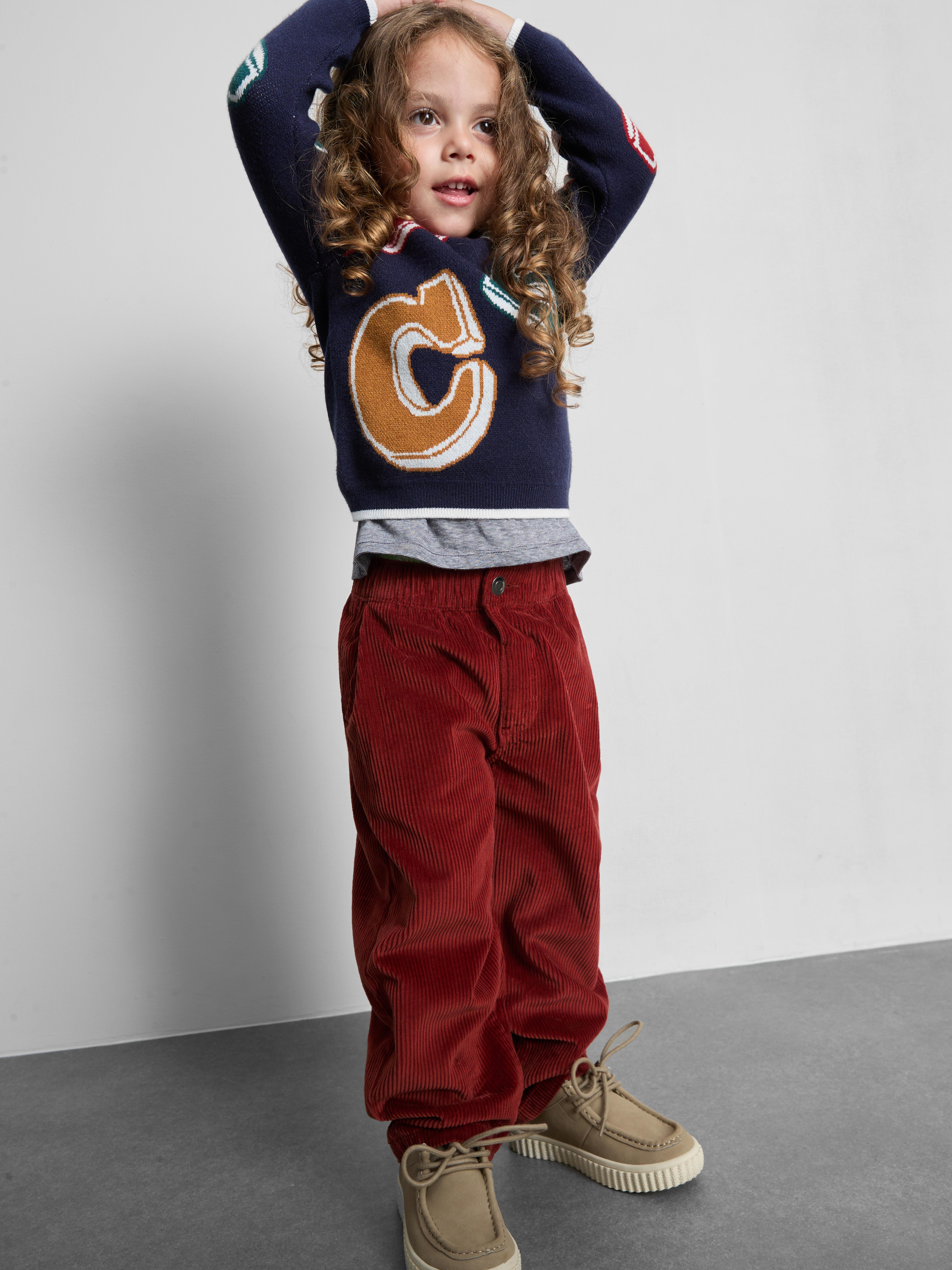 1-9yrs | Pure Cotton Corduroy Pants