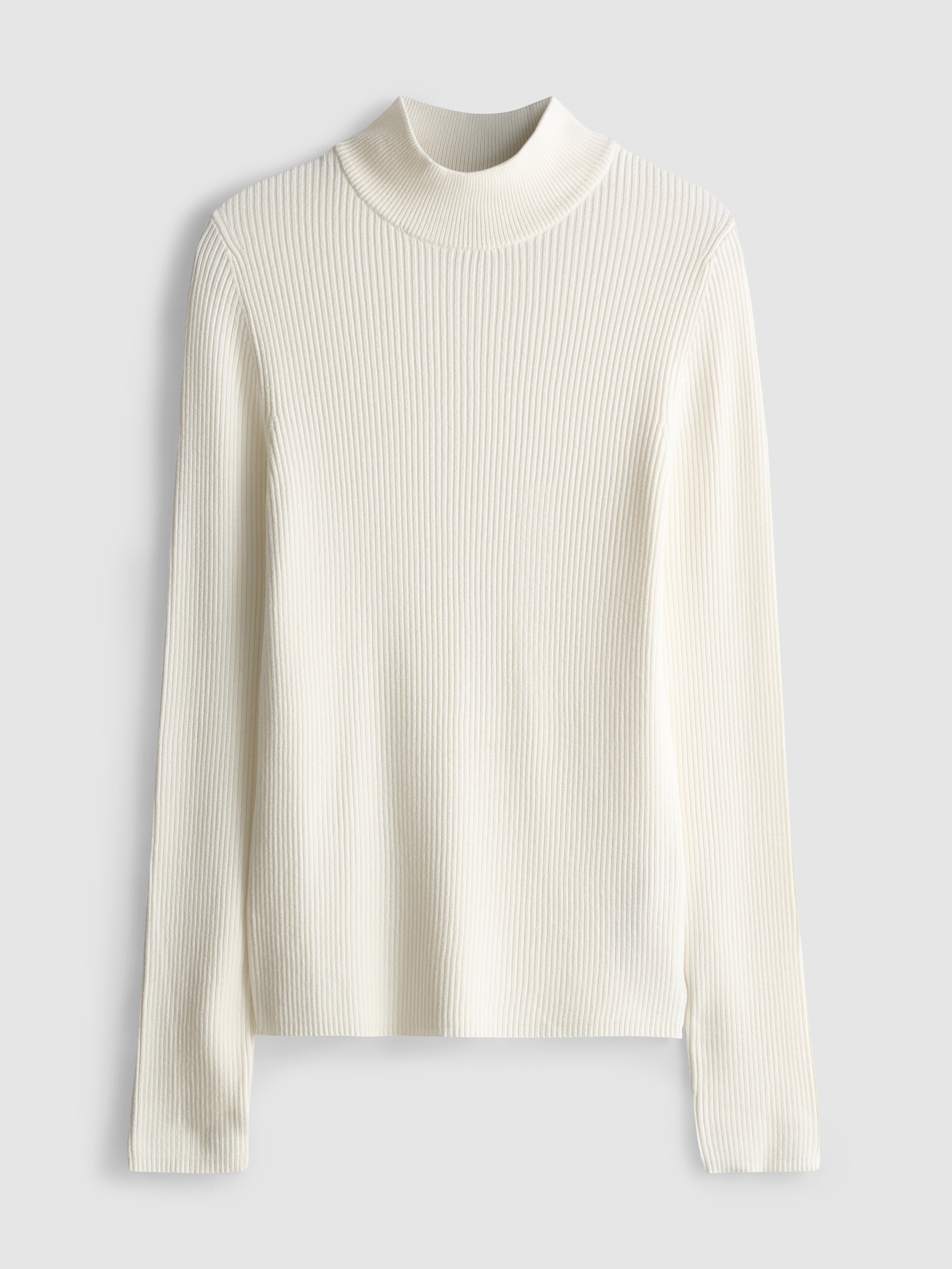 Ribbed Turtle Neck Jumper