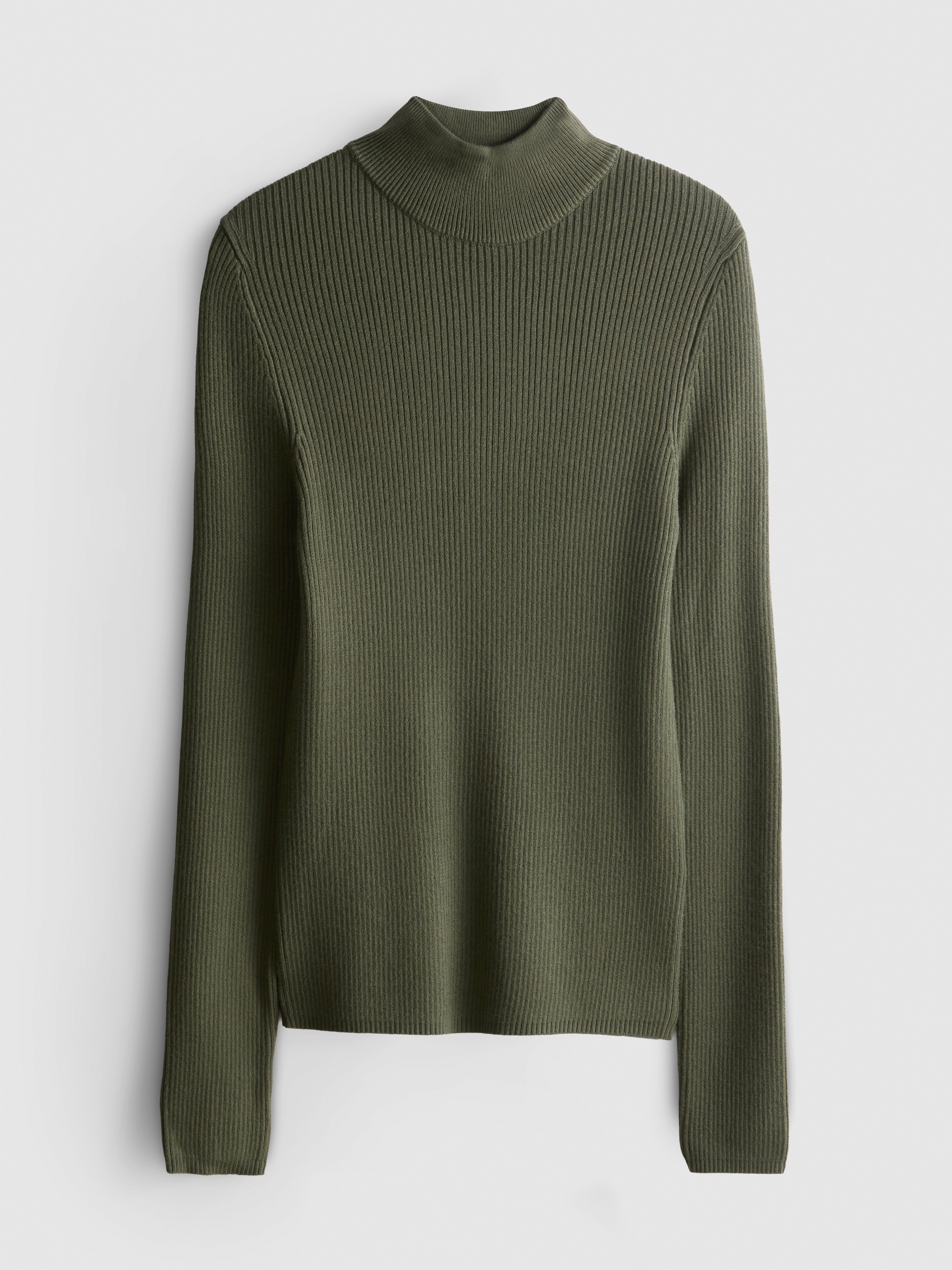 Ribbed Turtle Neck Jumper