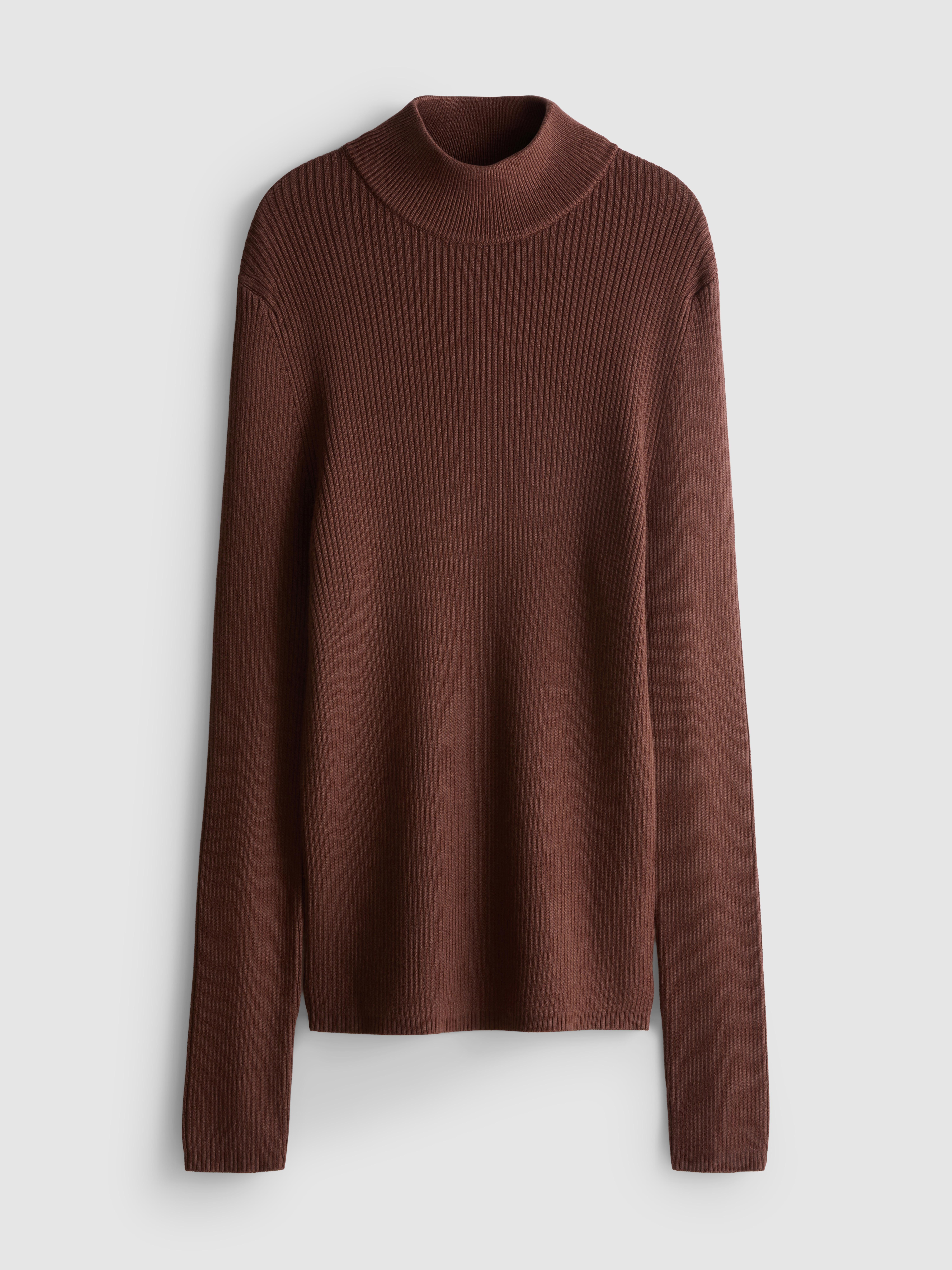 Ribbed Turtle Neck Jumper