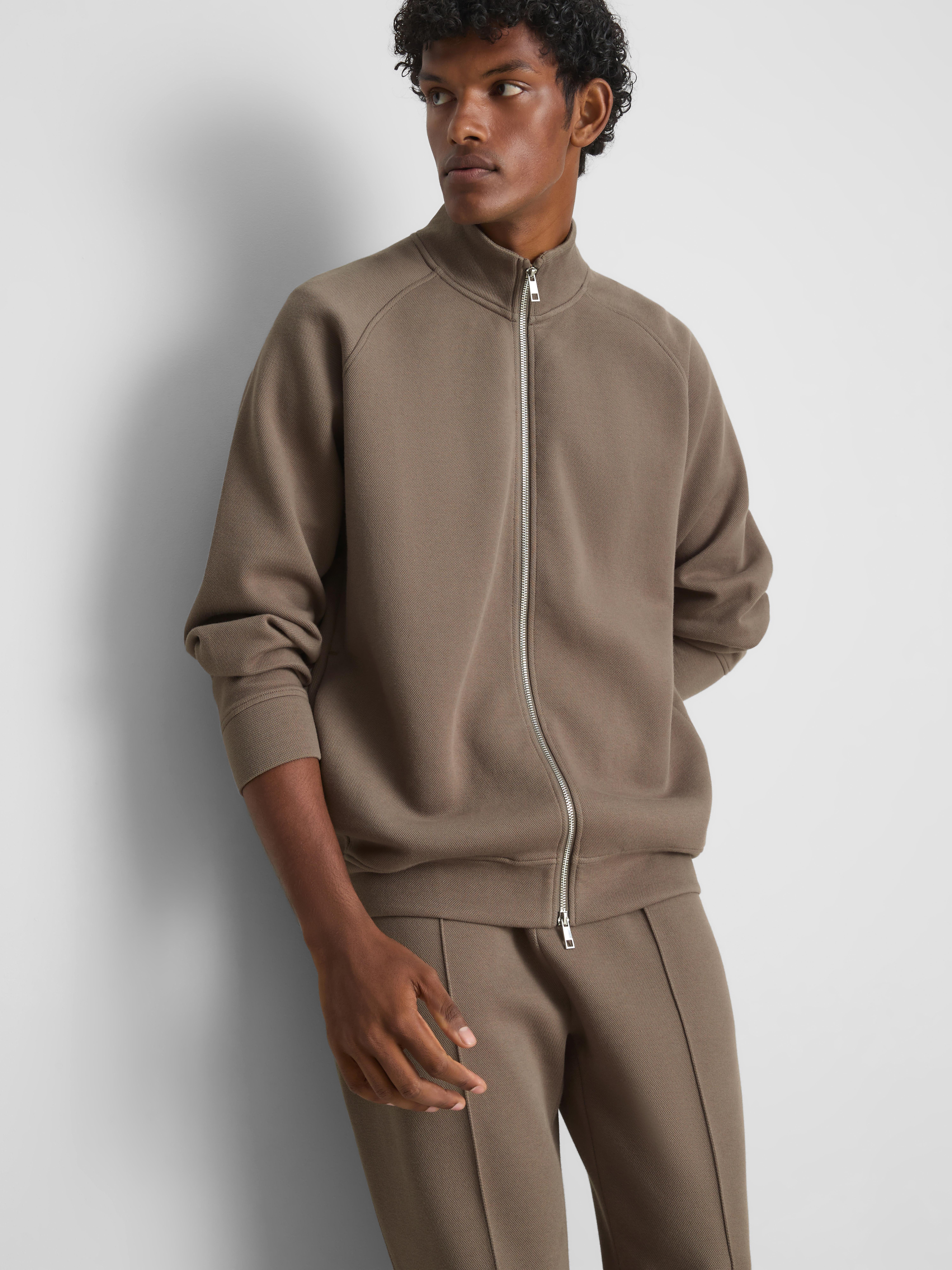 „The Edit“ Sweatshirt mit durchgehendem Reißverschluss