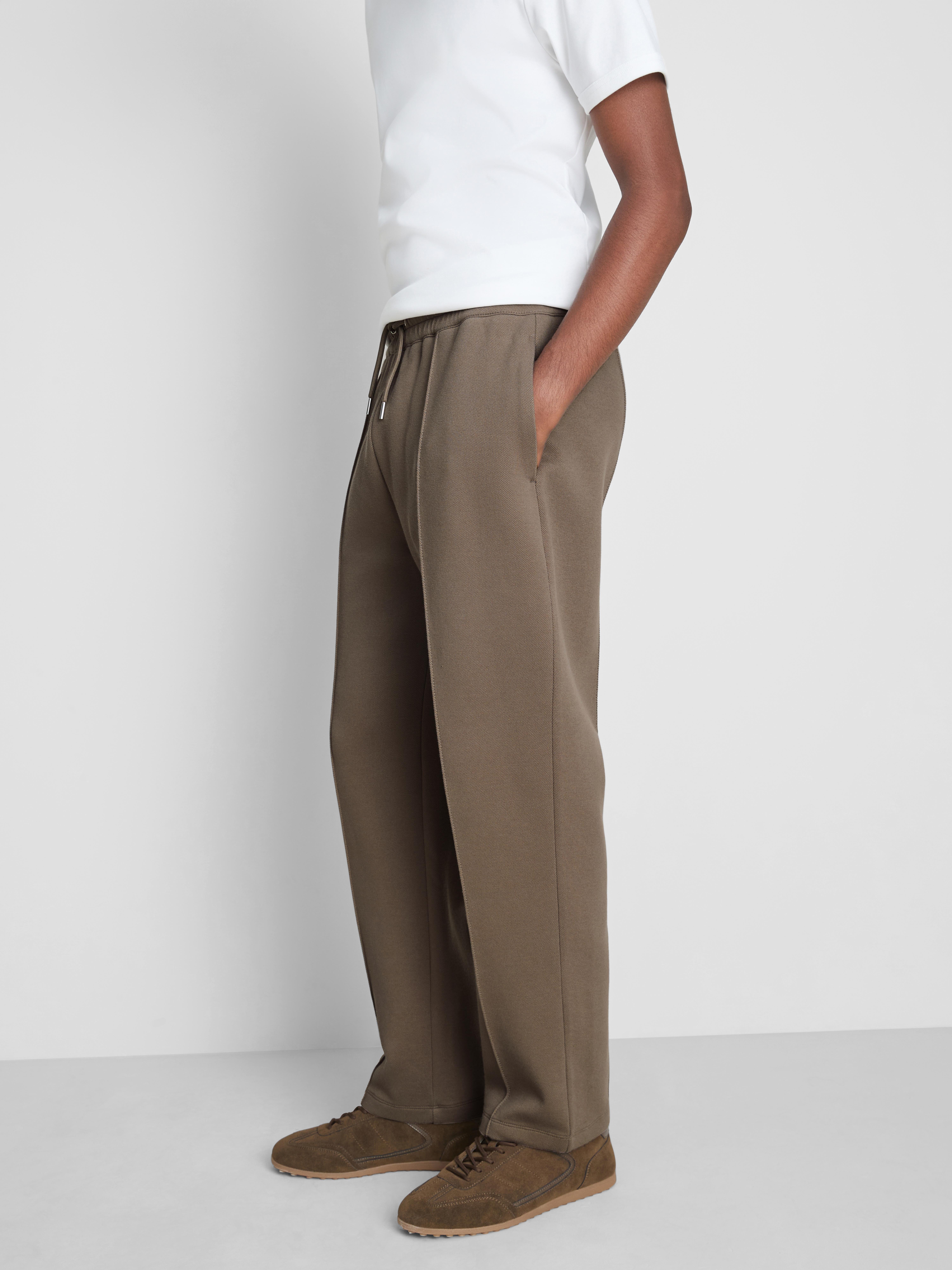 Pantalones de chándal de The Edit de piqué con cordón de ajuste