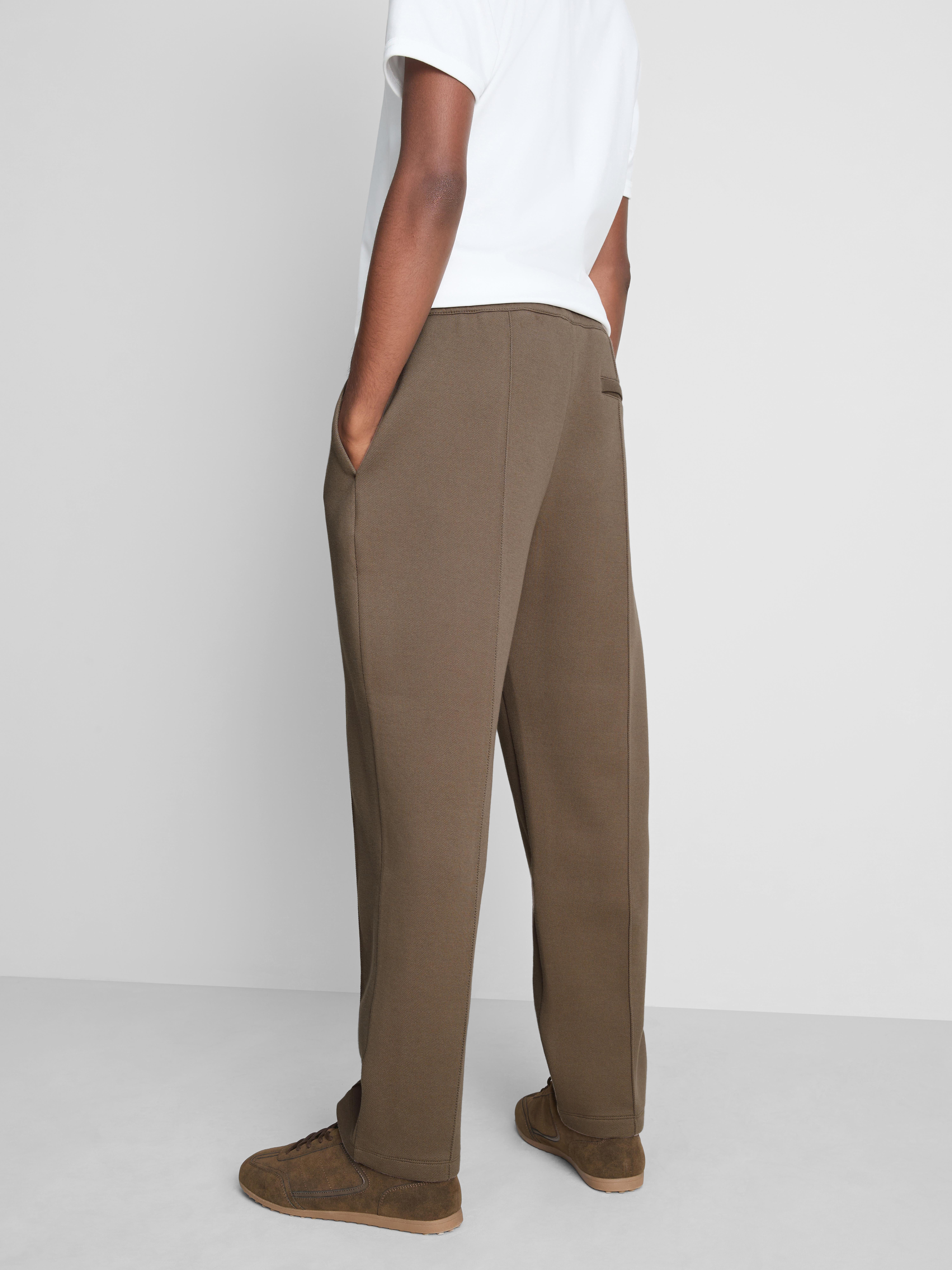 The Edit Pique Drawstring Joggers