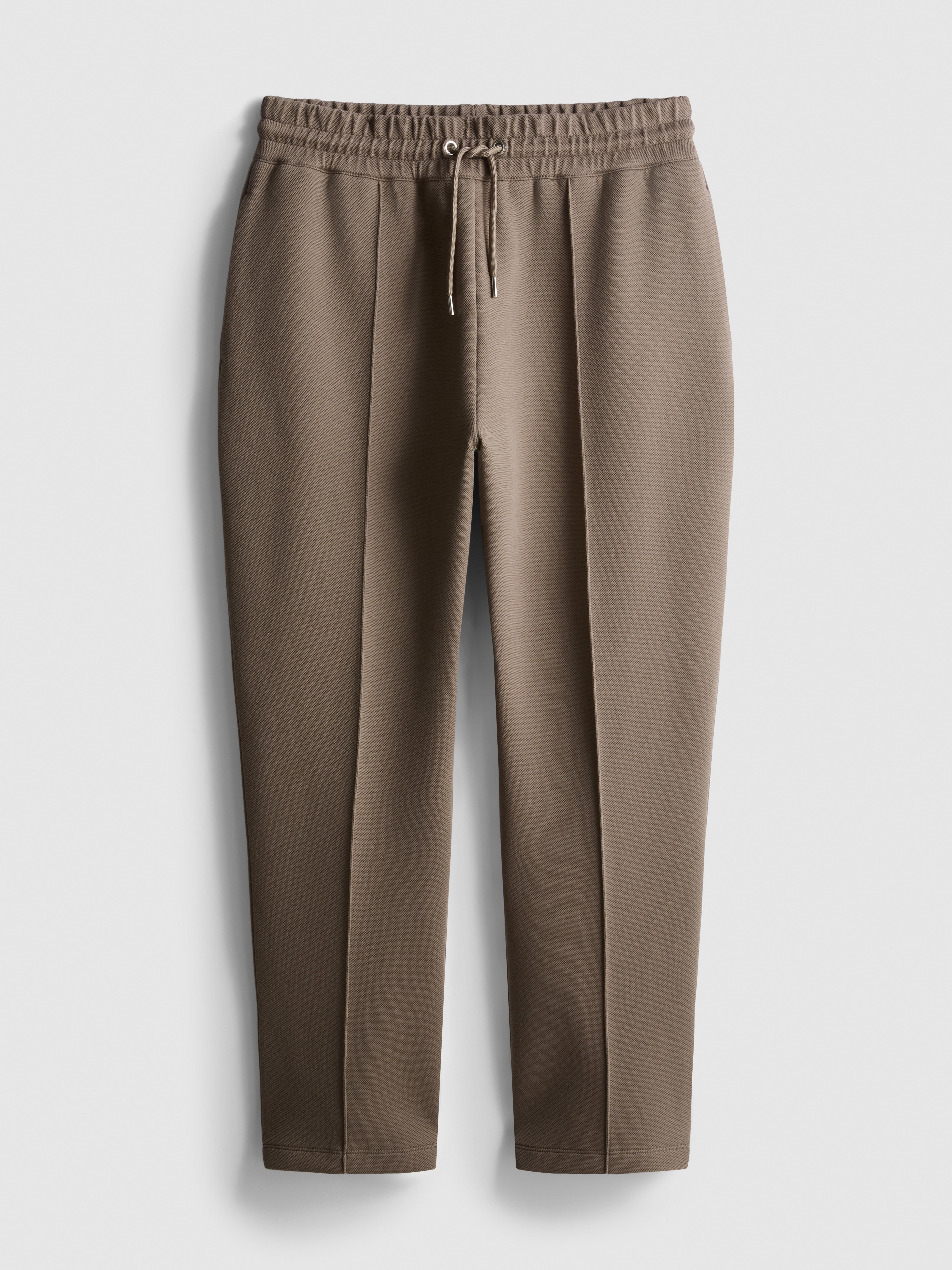 The Edit Pique Drawstring Joggers