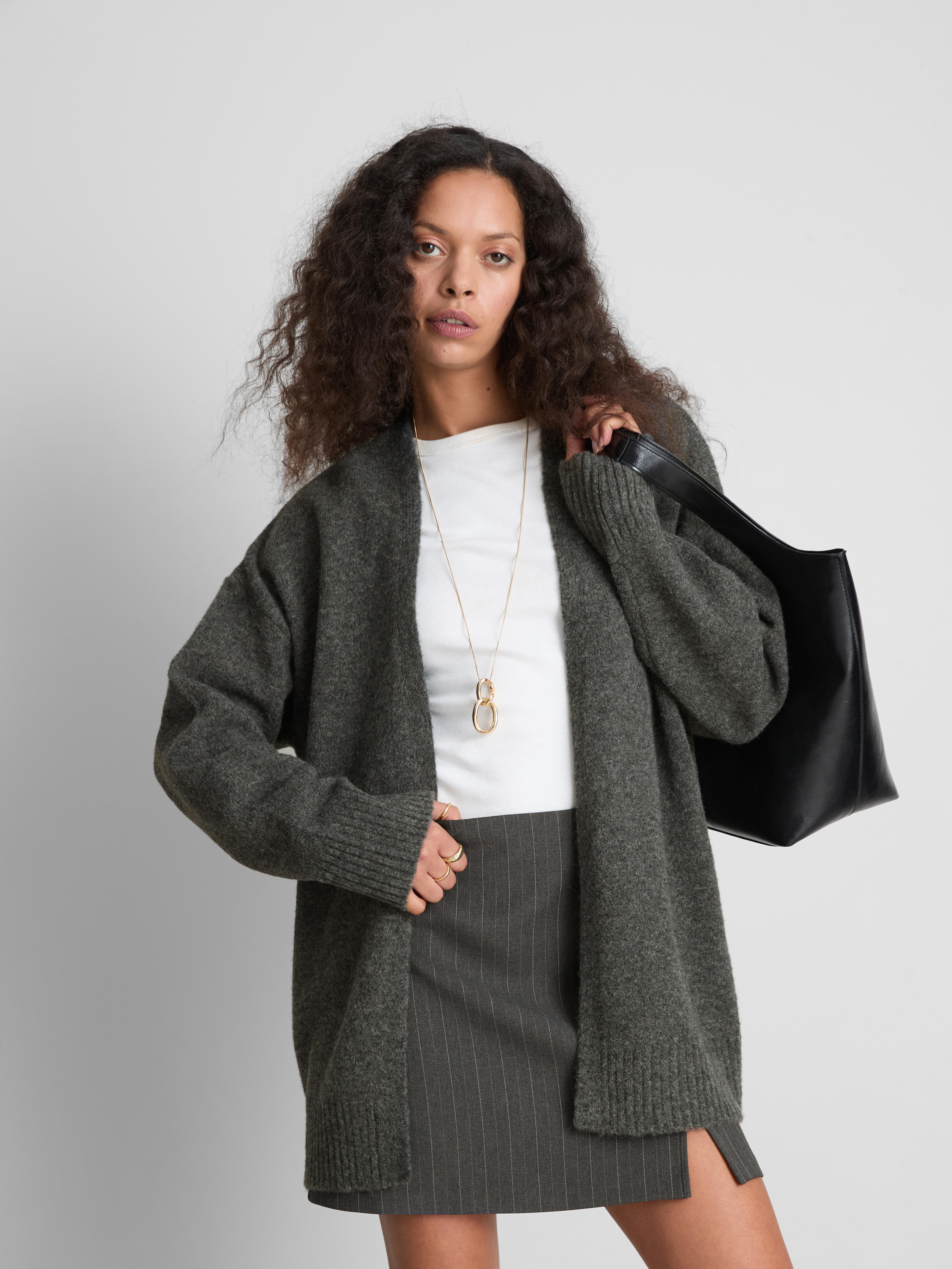 Classic Relaxed Knitted Cardigan