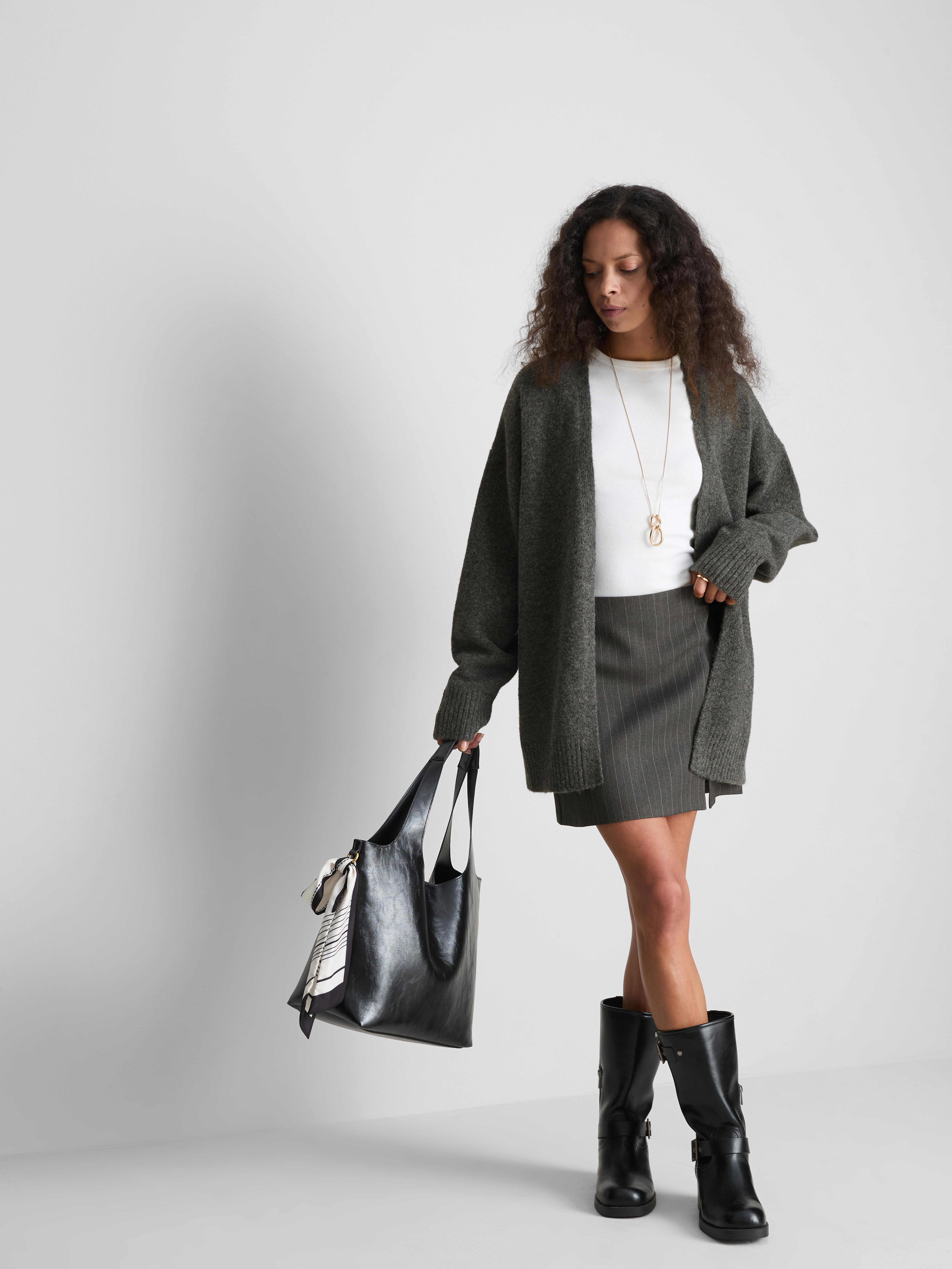 Classic Relaxed Knitted Cardigan