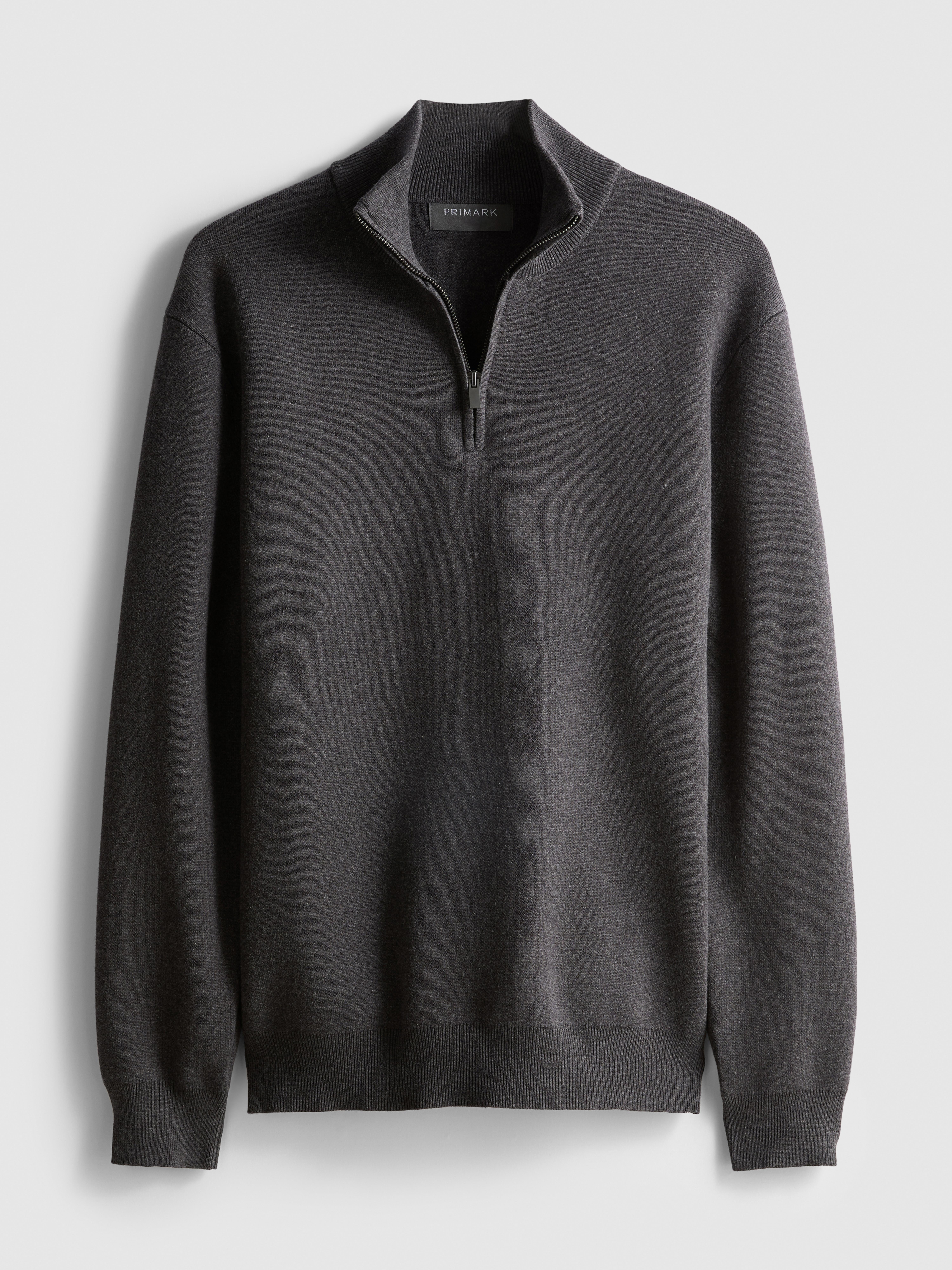 Zip Neck Knitted Sweater