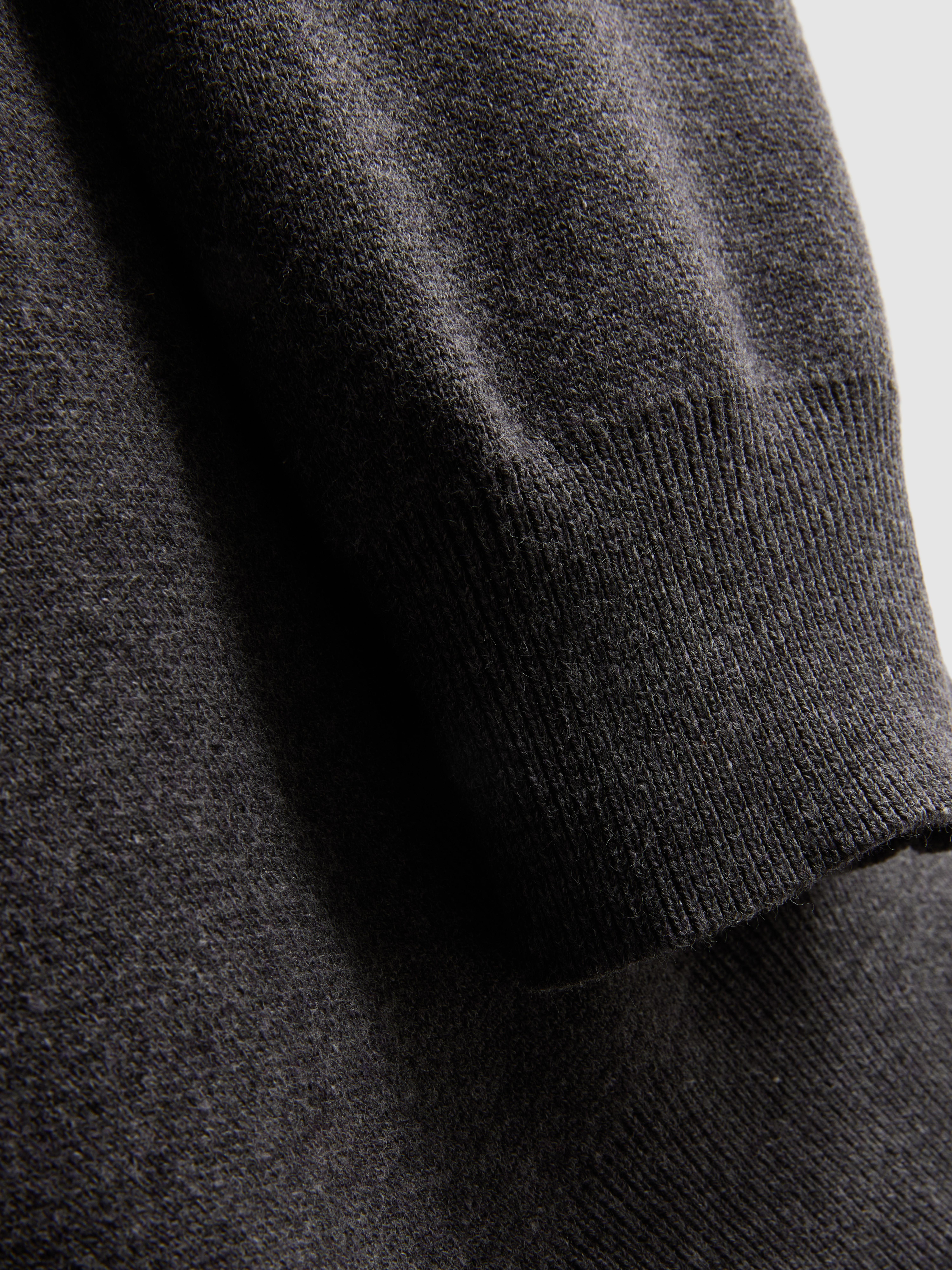 Zip Neck Knitted Sweater
