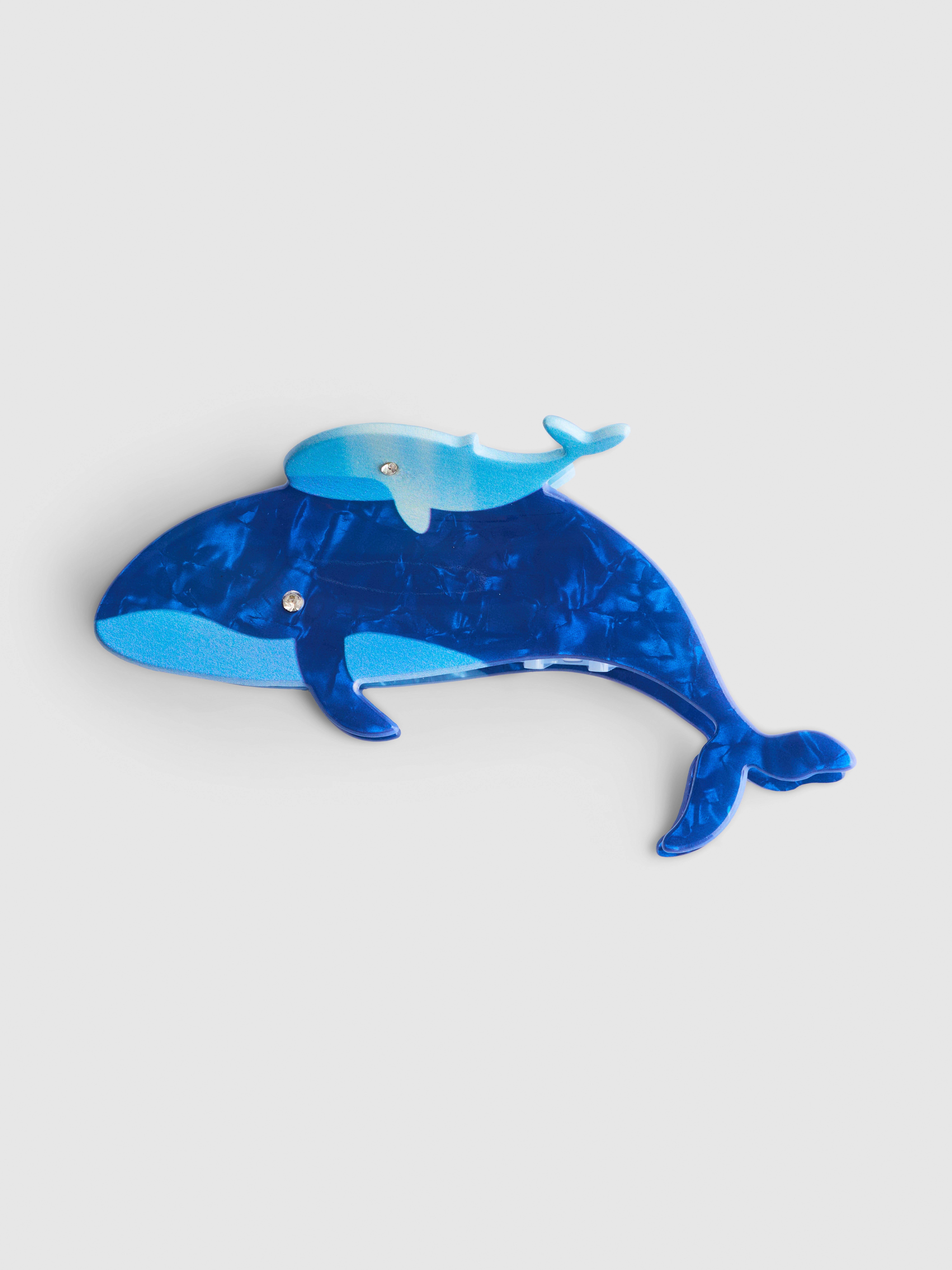 Whale Hair Clip