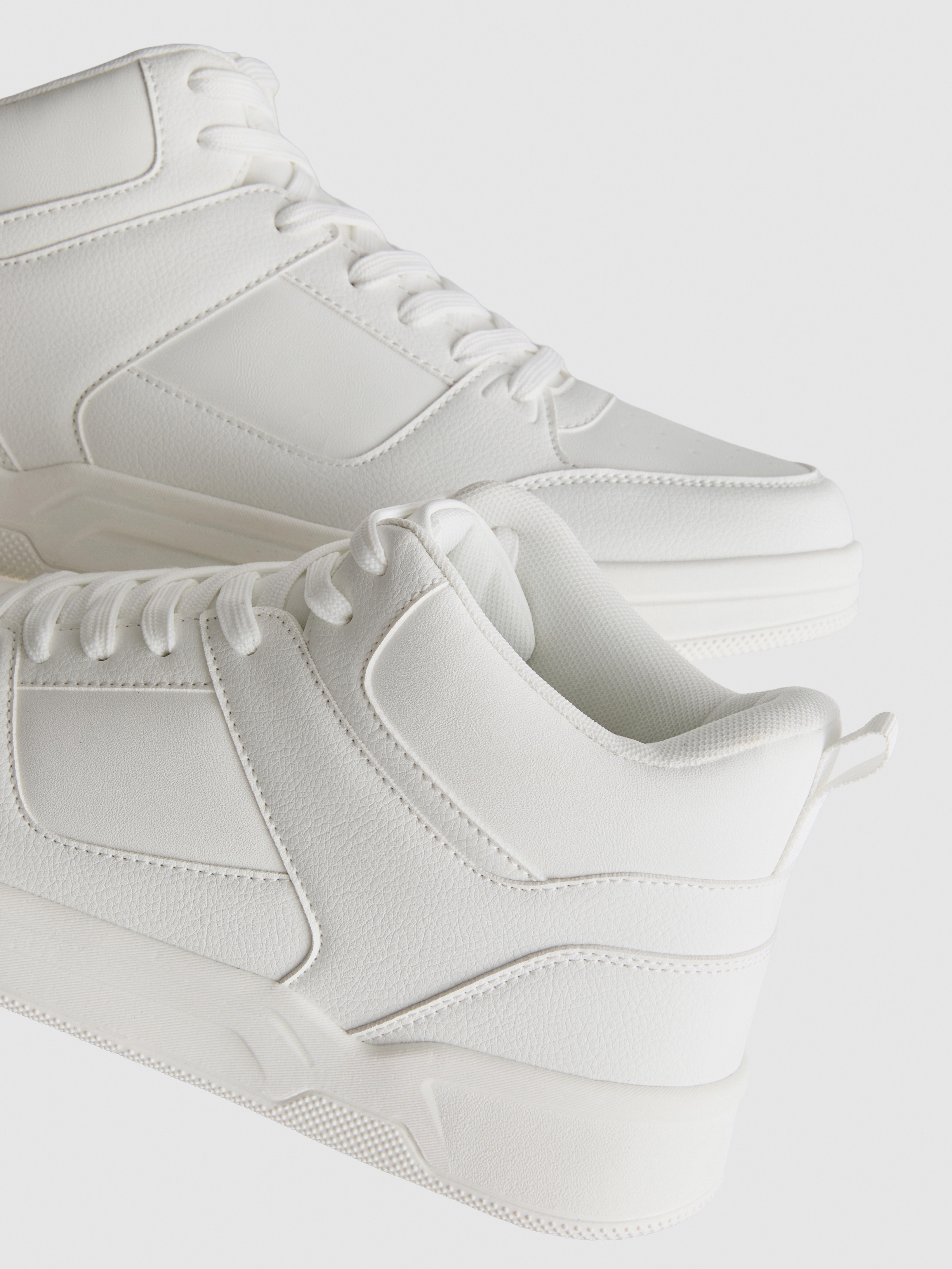 High-Top Lace-Up Trainers